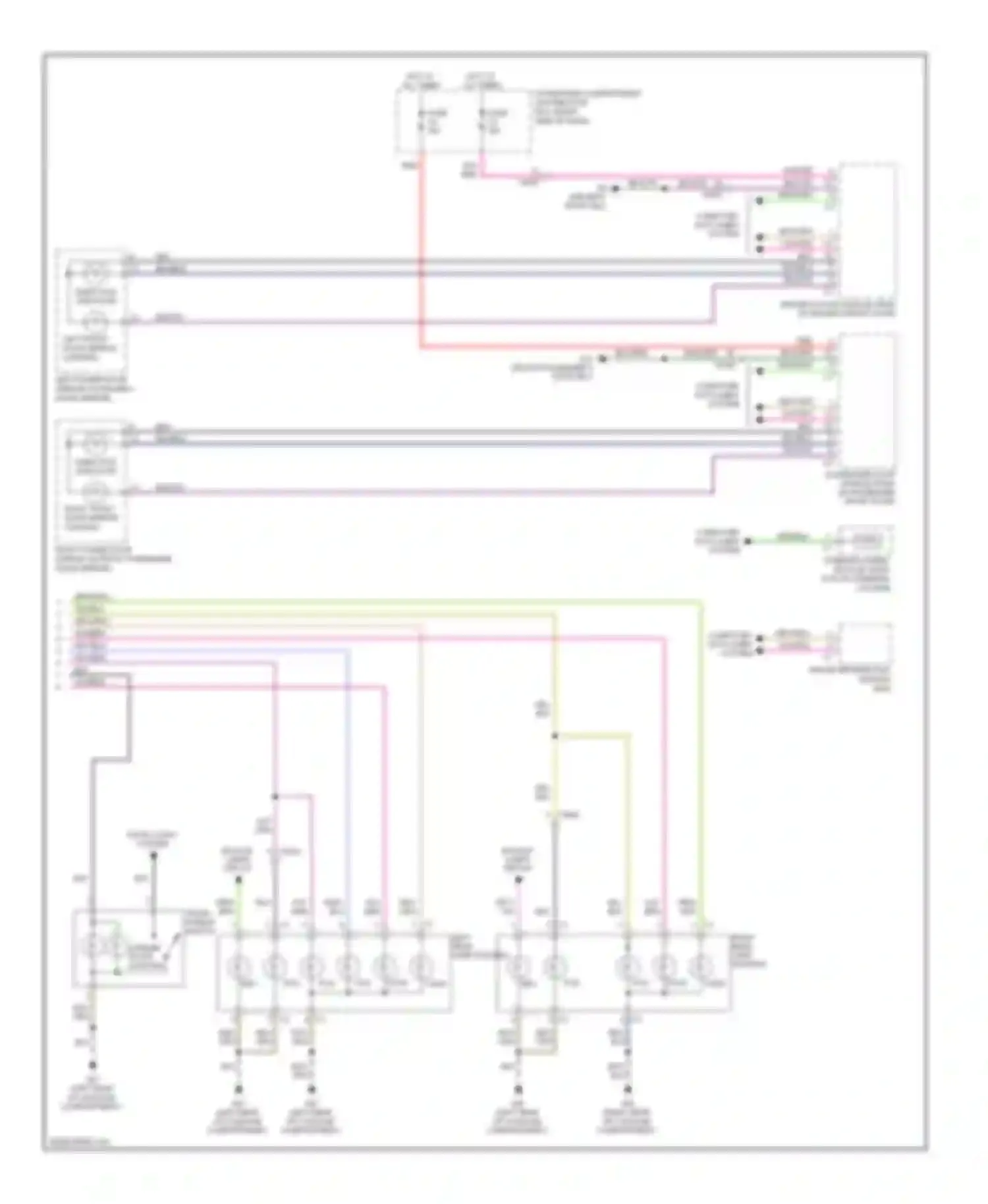 S60 Volvo II (2010-2013): Exterior lamps circuit (2 of 2)