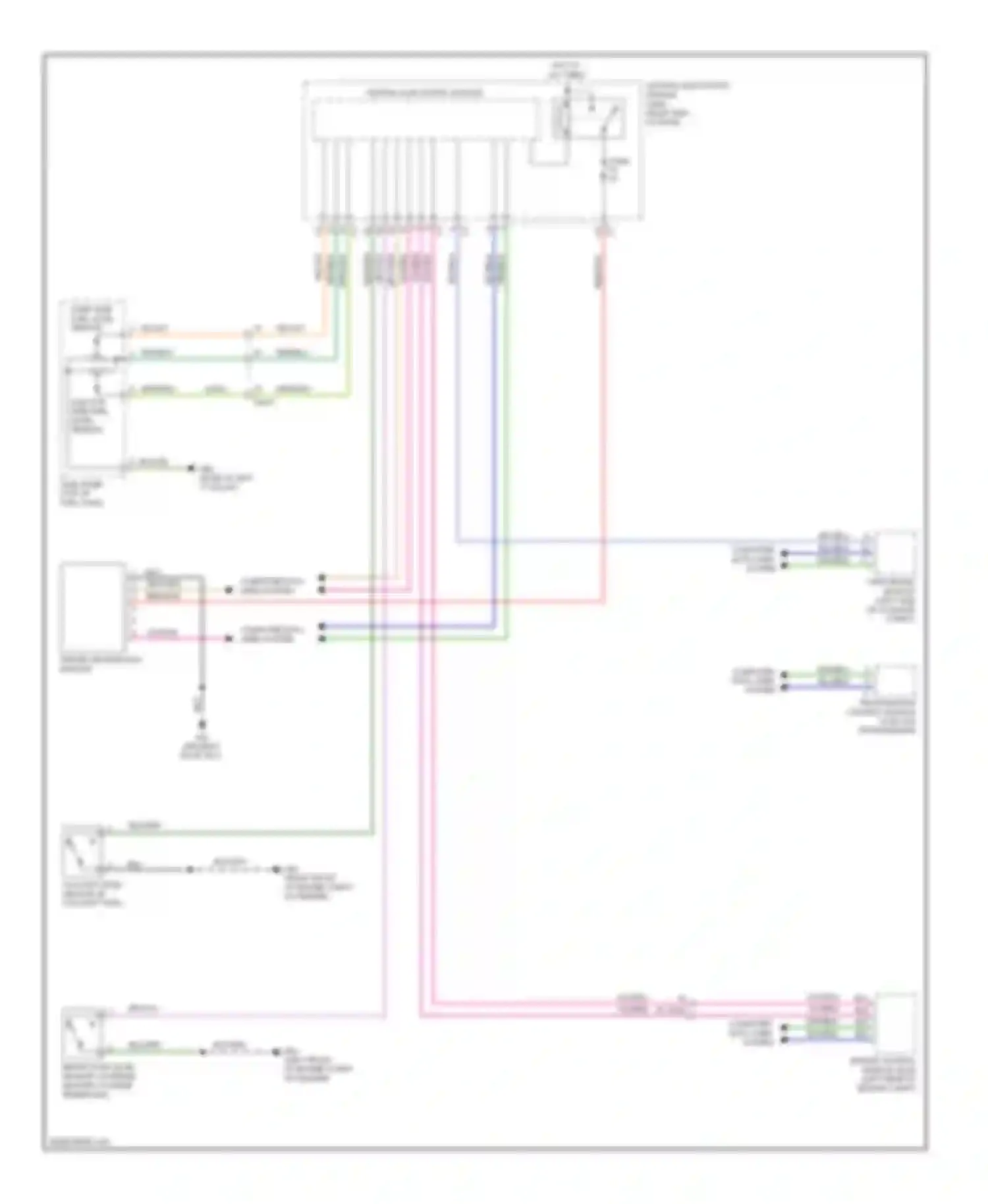 S60 Volvo II (2010-2013): Driver information system circuit