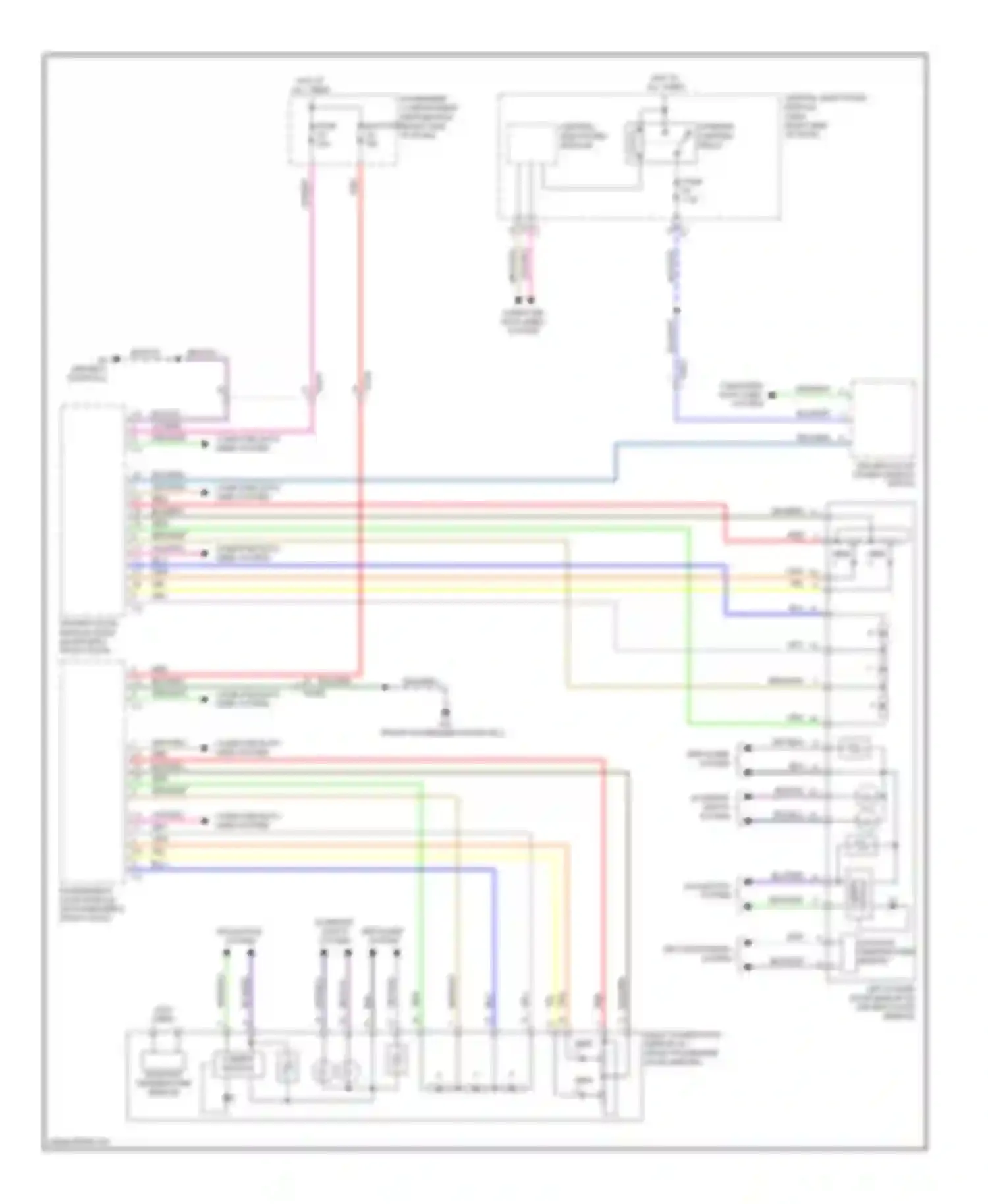 S60 Volvo II (2010-2013): Memory mirrors circuit