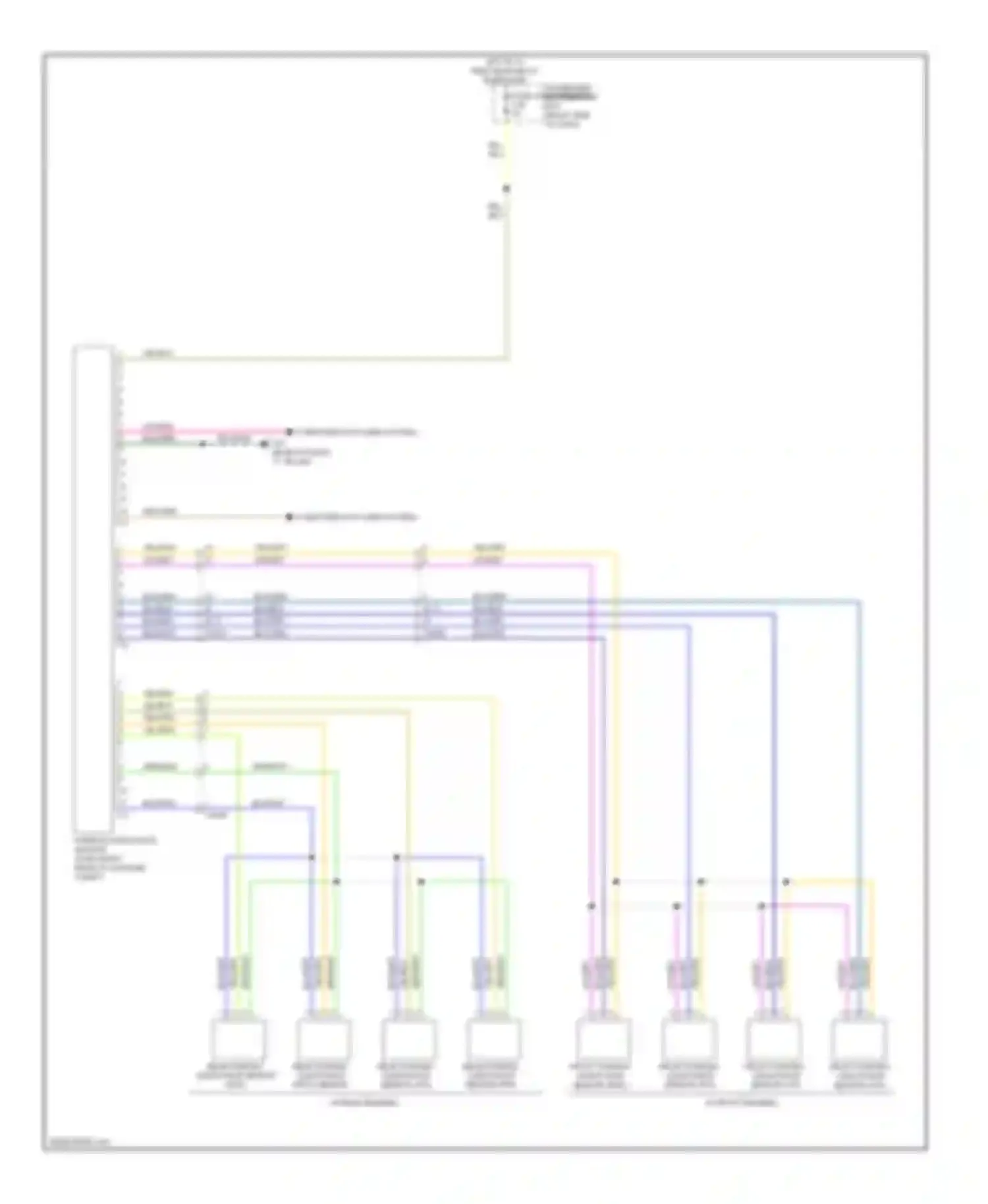 S60 Volvo II (2010-2013): Parking assistant circuit
