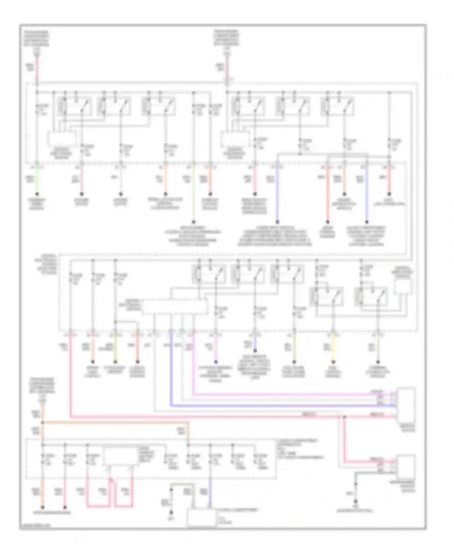 S60 Volvo II (2010-2013): Power distribution circuit (2 of 3)