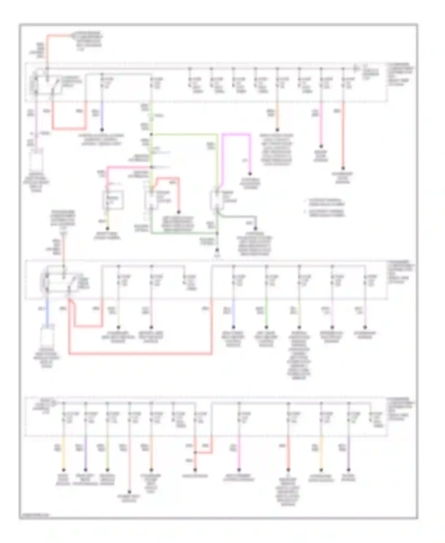 S60 Volvo II (2010-2013): Power distribution circuit (3 of 3)