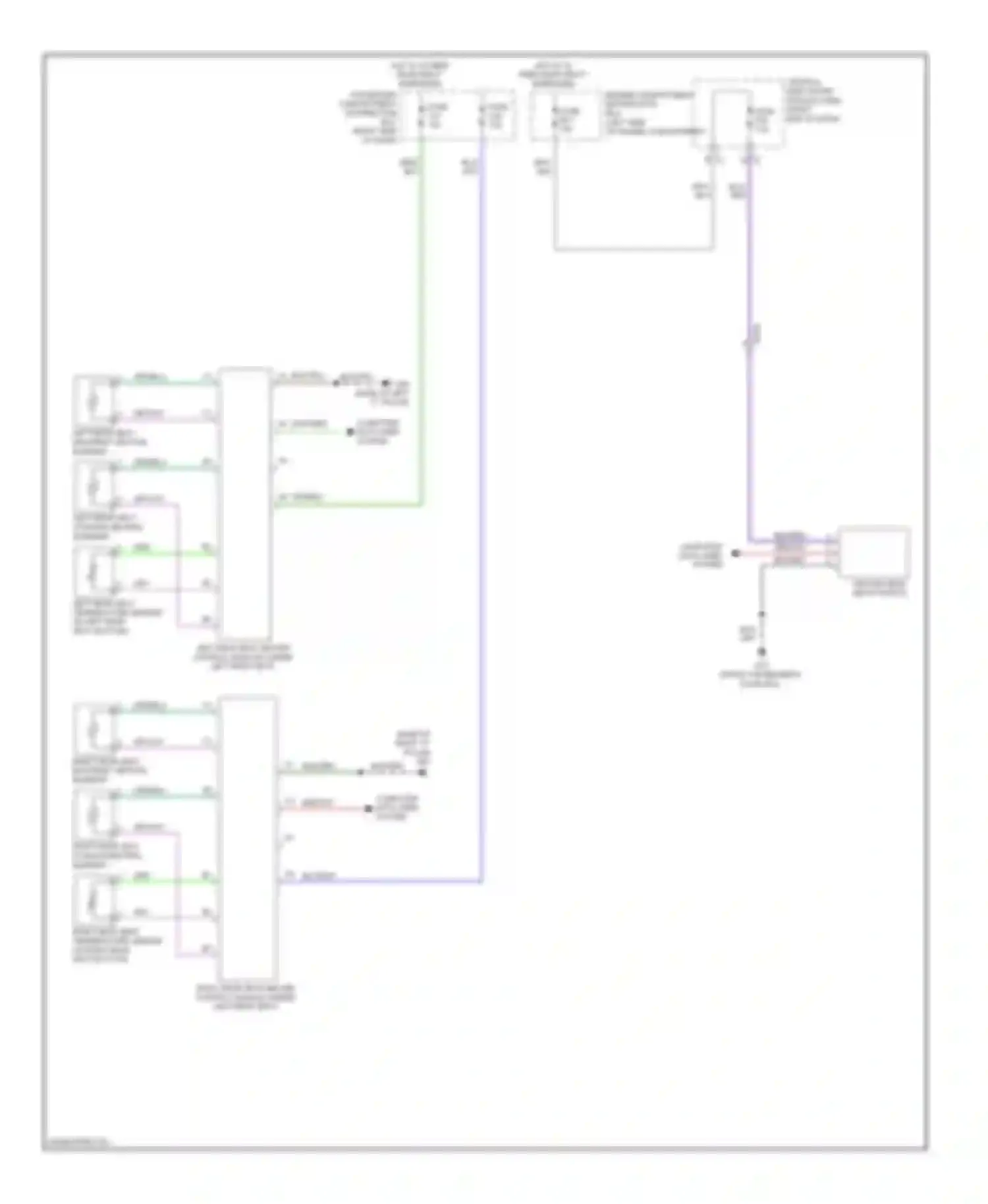S60 Volvo II (2010-2013): Rear heated seats circuit