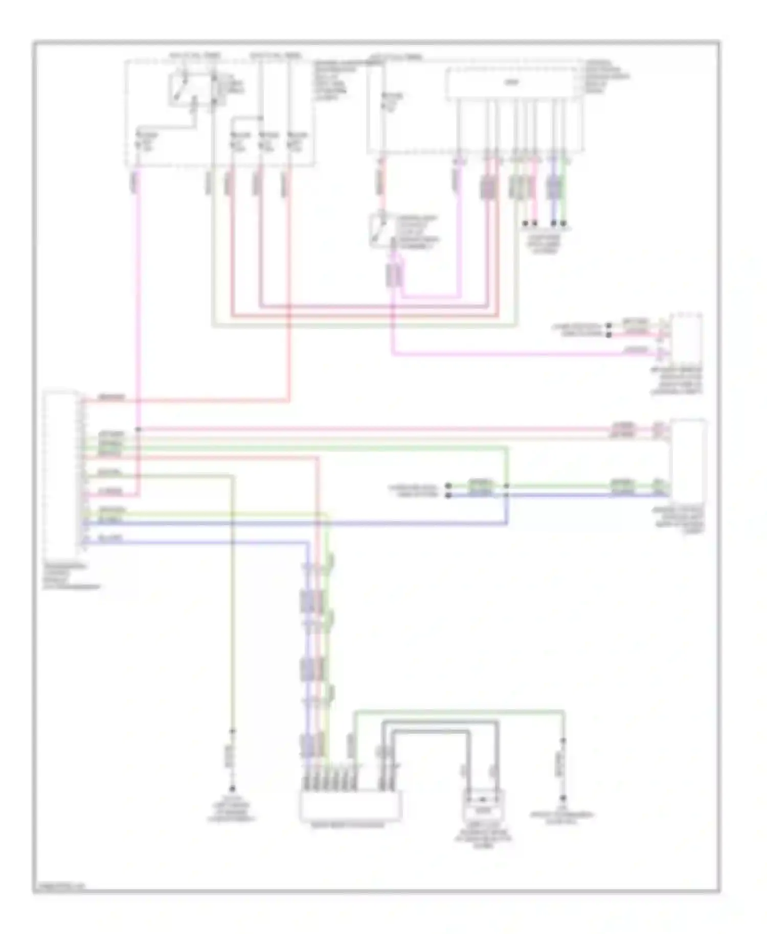 S60 Volvo II (2010-2013): Shift interlock circuit