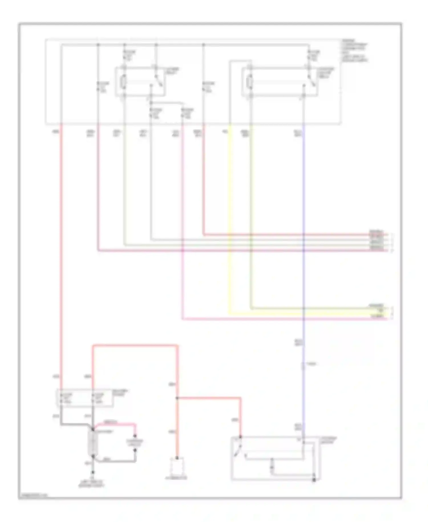 S60 Volvo II (2010-2013): Starting circuit (1 of 2)