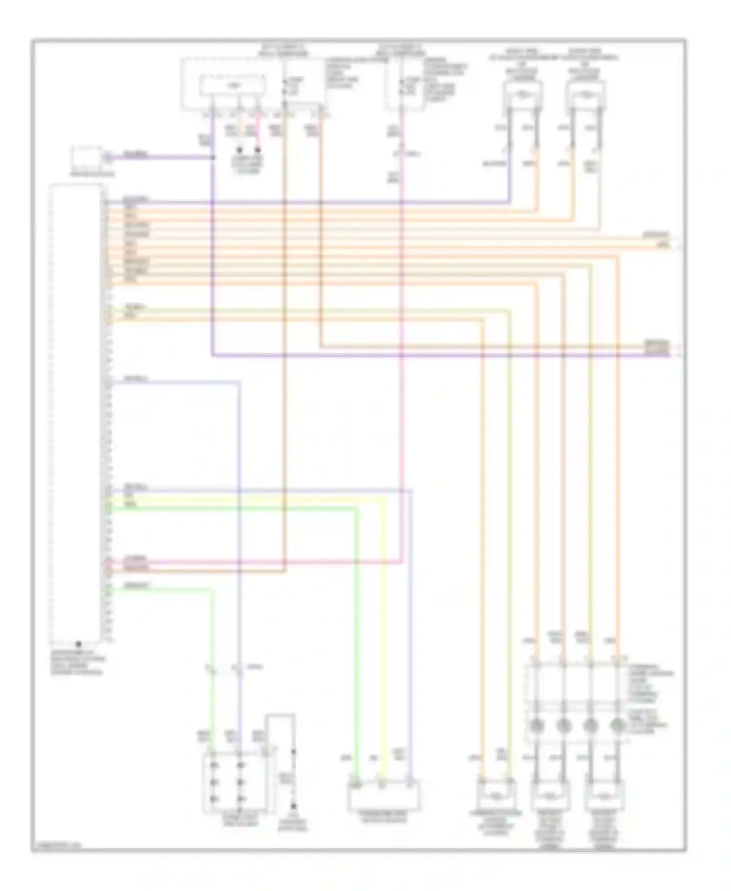 S60 Volvo II (2010-2013): Supplemental restraints circuit (1 of 3)