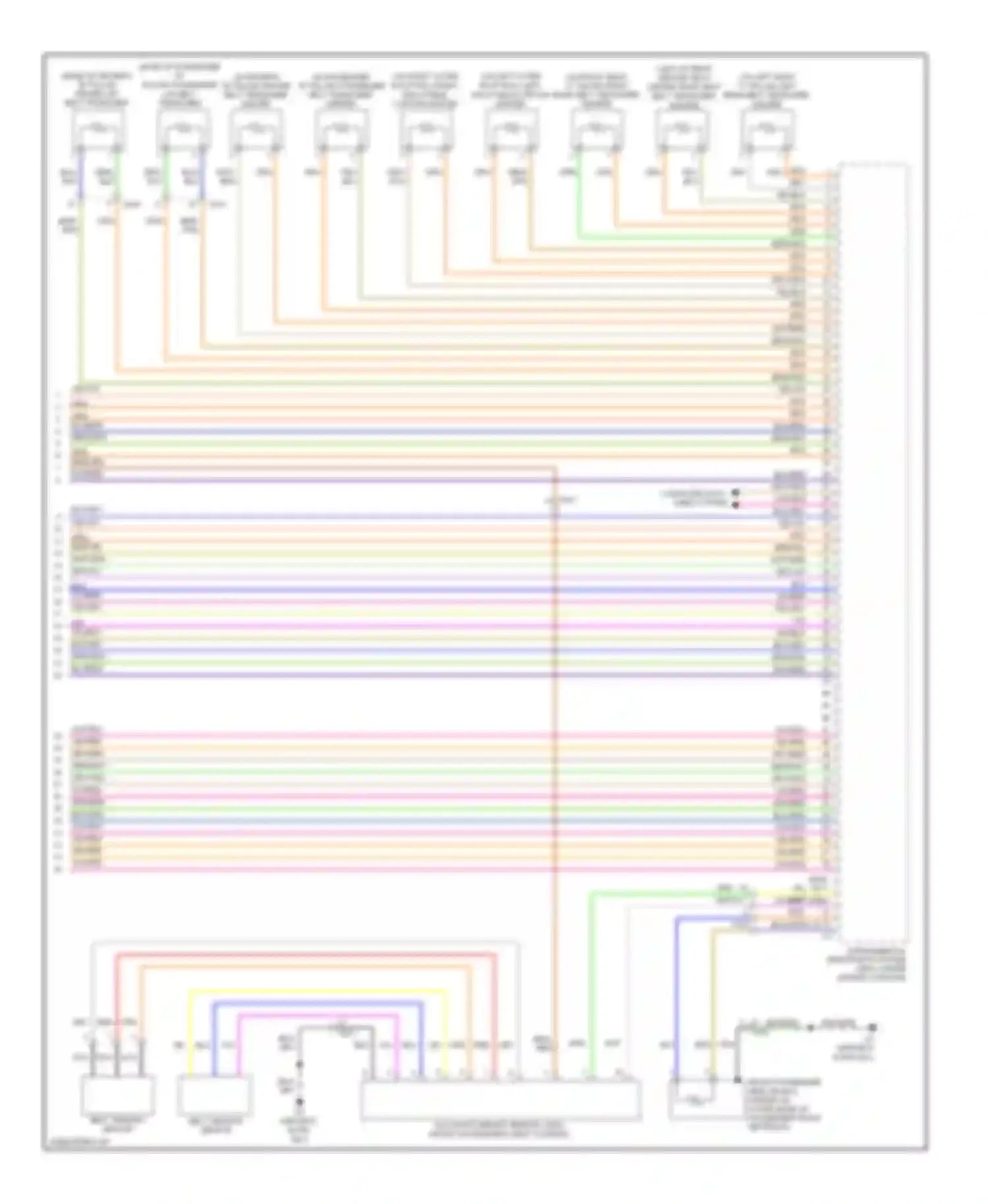 S60 Volvo II (2010-2013): Supplemental restraints circuit (3 of 3)