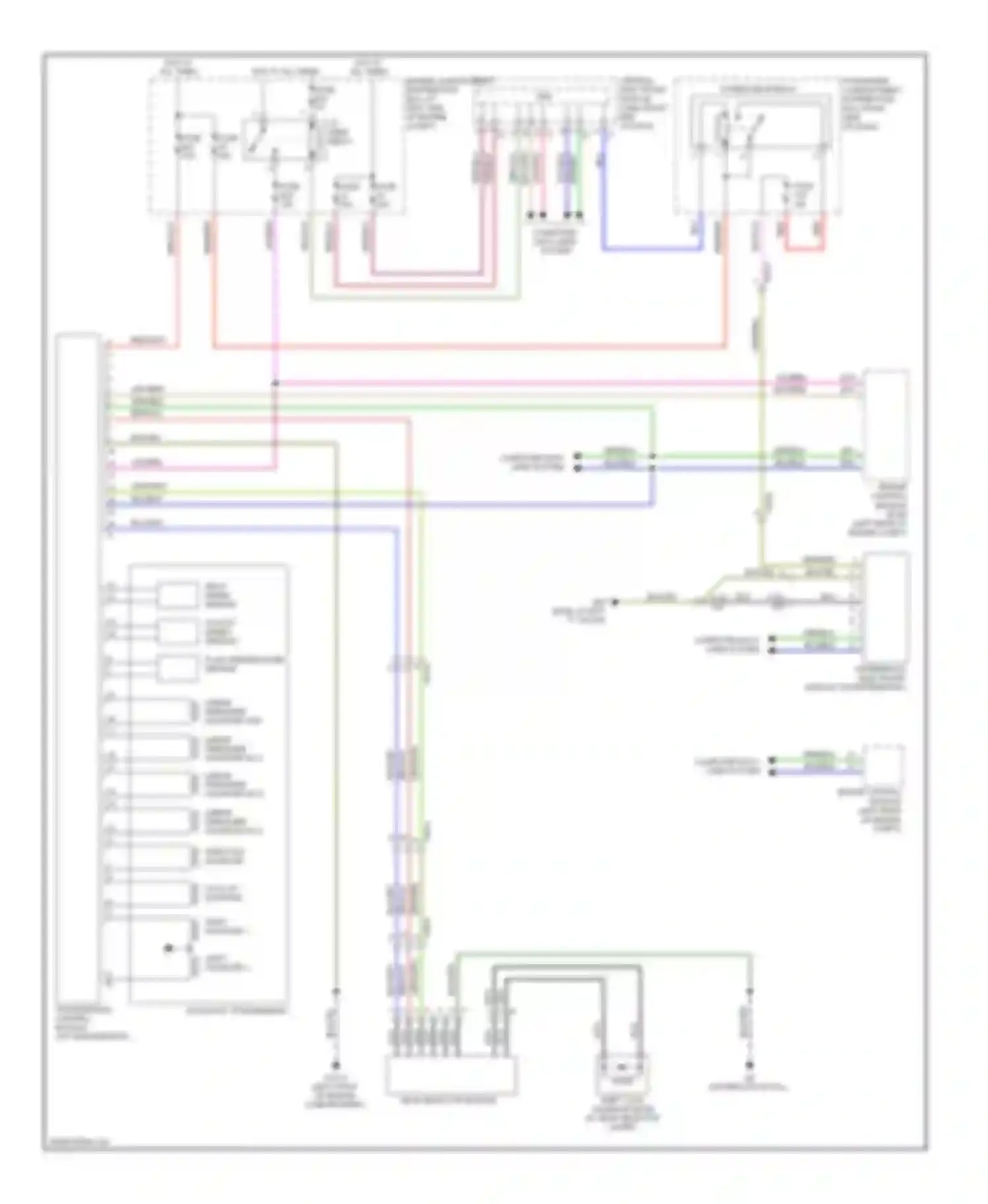 S60 Volvo II (2010-2013): Transmission circuit