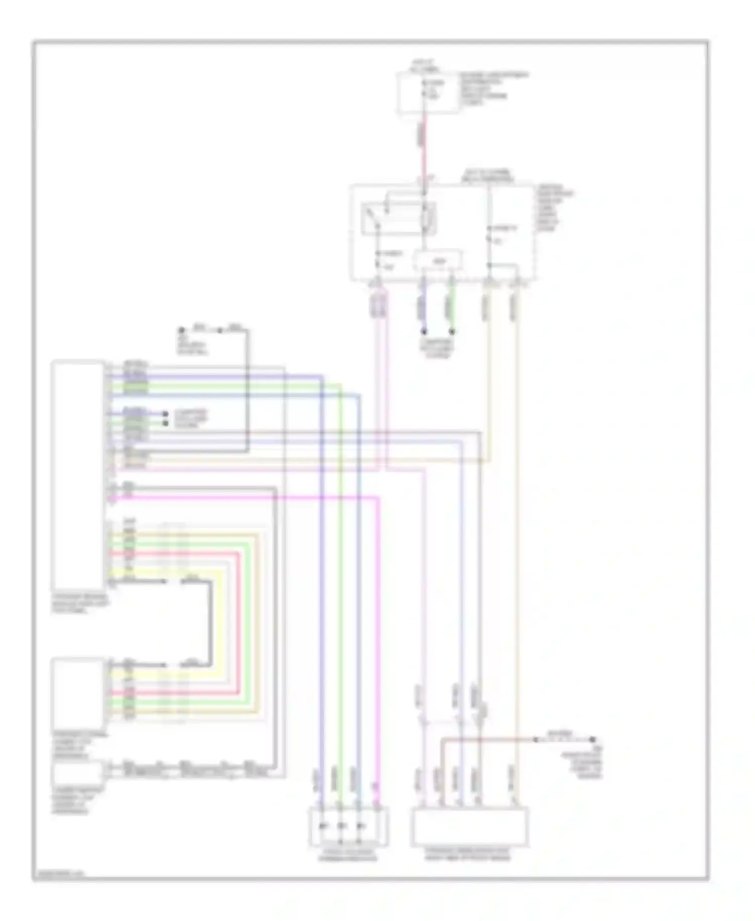 S60 Volvo II (2010-2013): Collision warning circuit