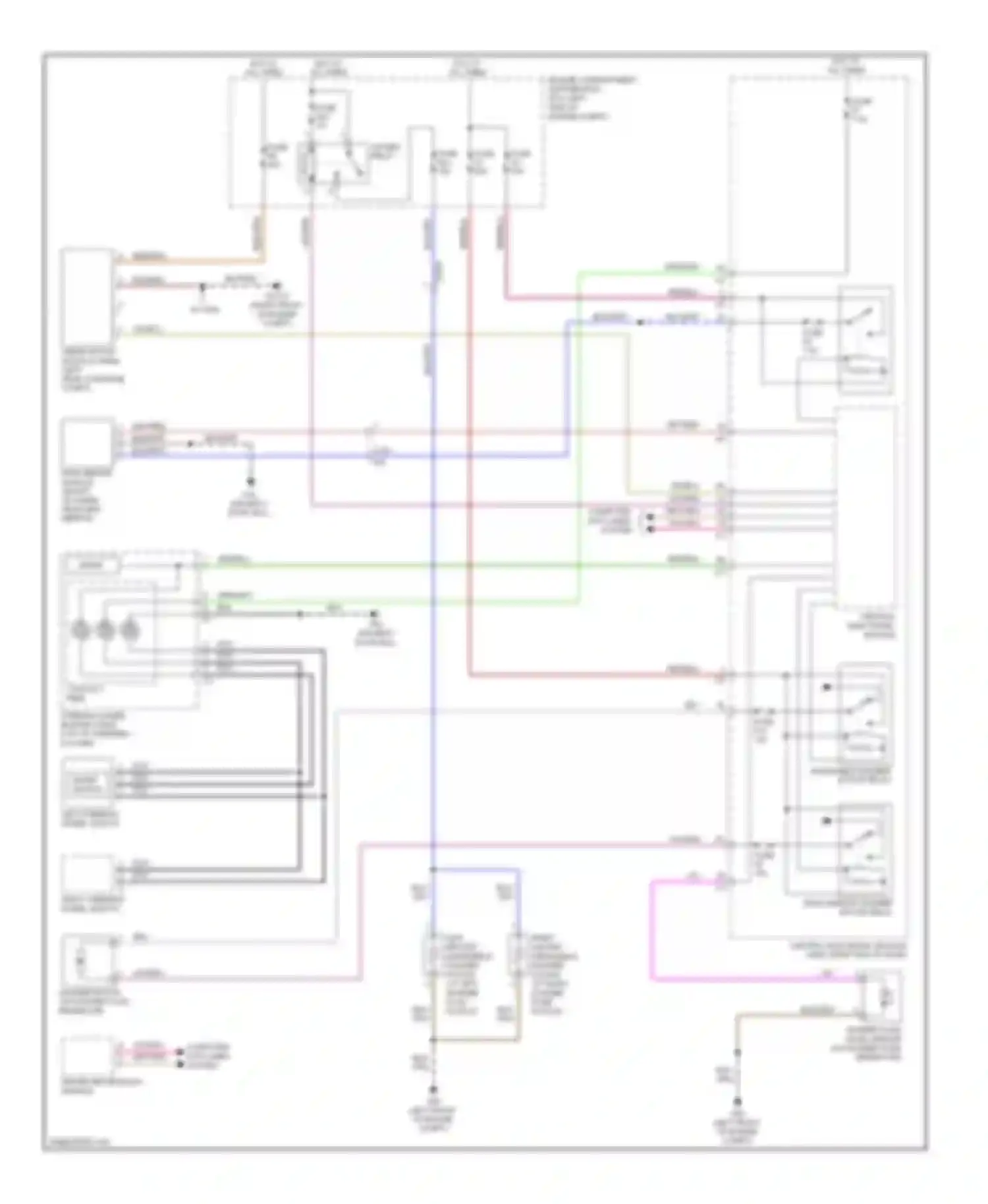 S60 Volvo II (2010-2013): Front wiper/washer circuit