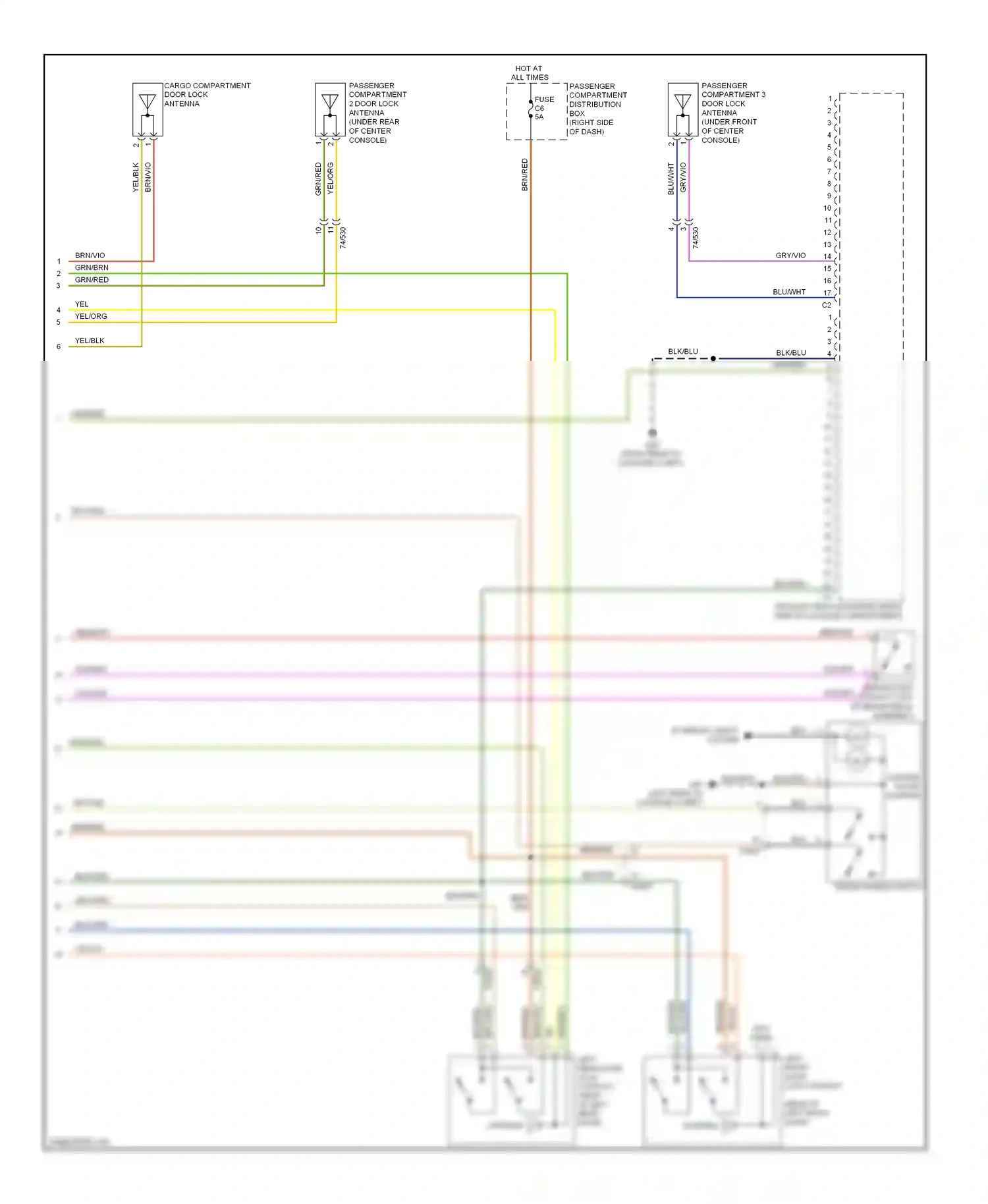 Wiring diagram blk/blu for Volvo S60 II (2010-2013) (12 of 14)