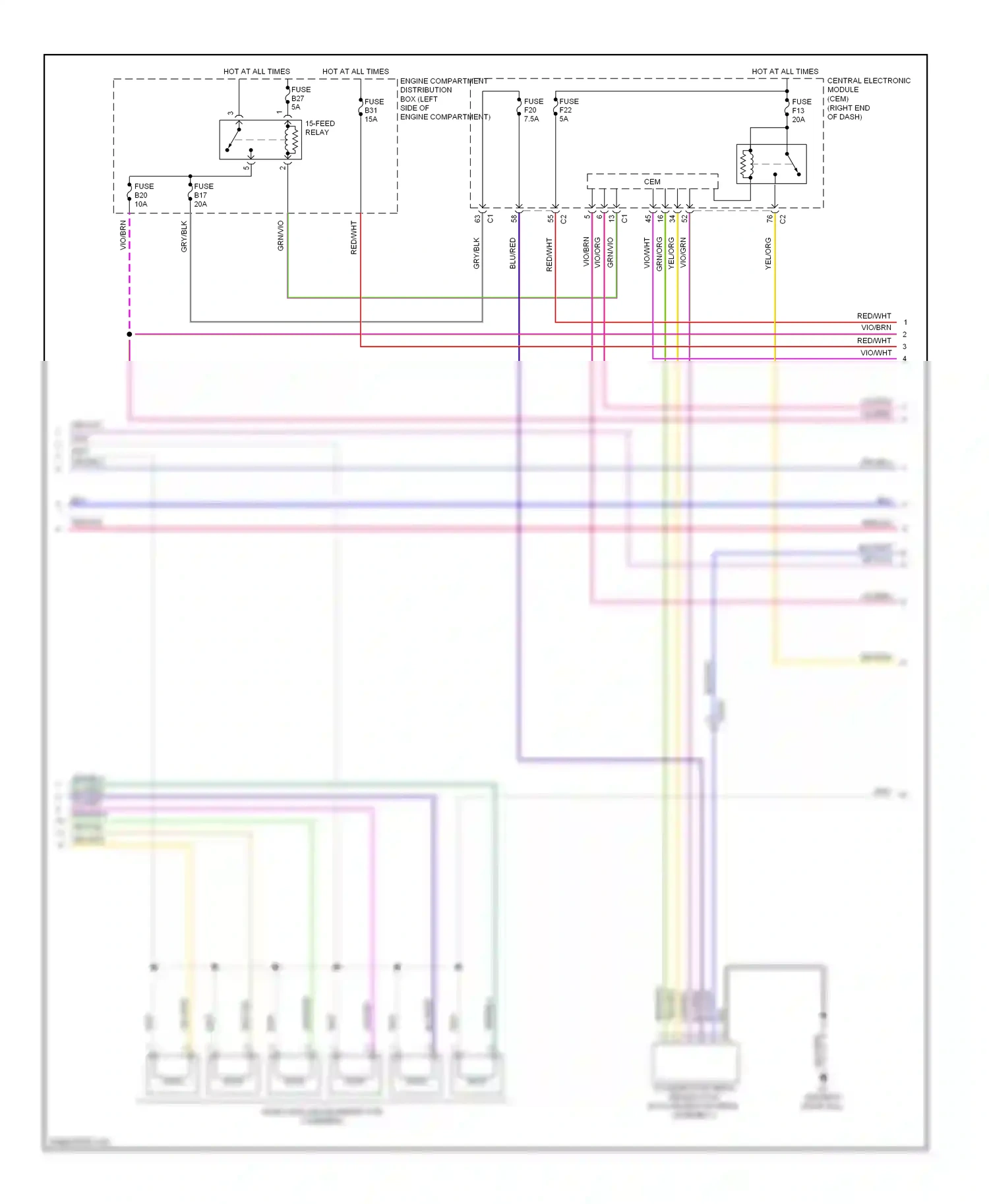 Wiring diagram blu for Volvo S60 II (2010-2013) (44 of 44)