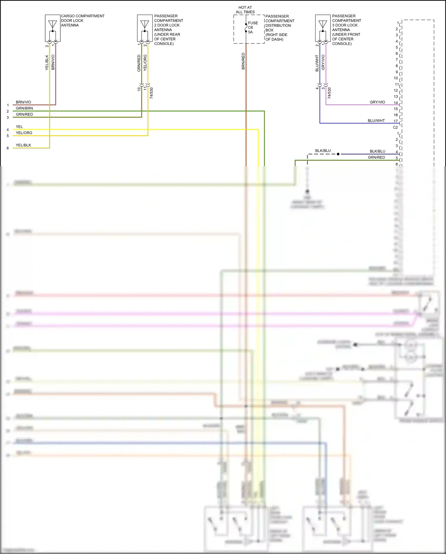 Wiring diagram blu/grn for Volvo S60 II (2010-2013) (9 of 25)