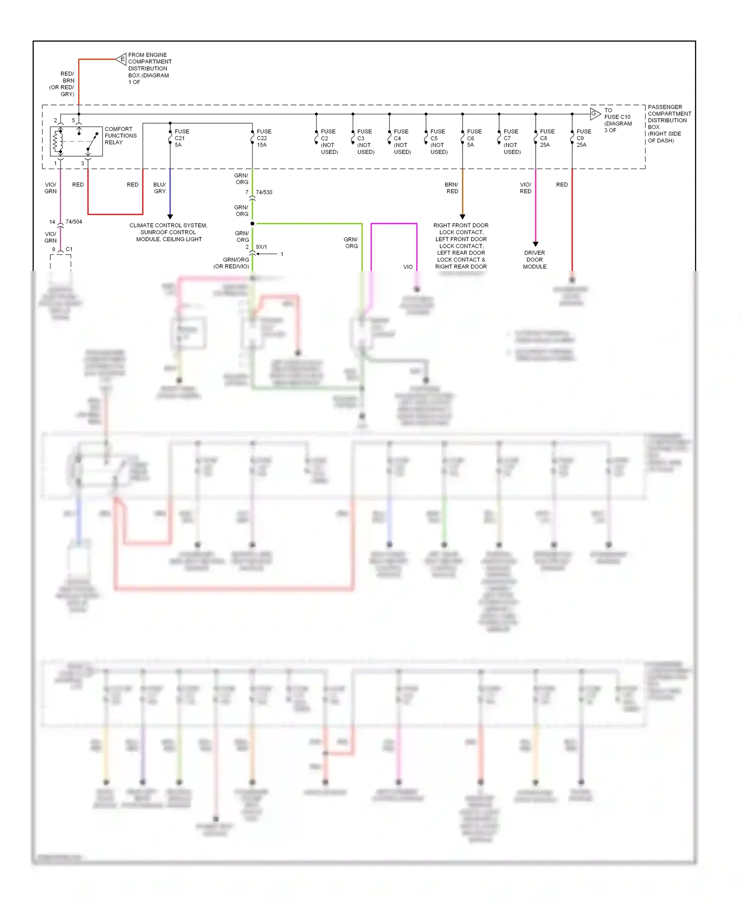 Wiring diagram driver's side seat heating module for Volvo S60 II (2010-2013) (1 of 1)