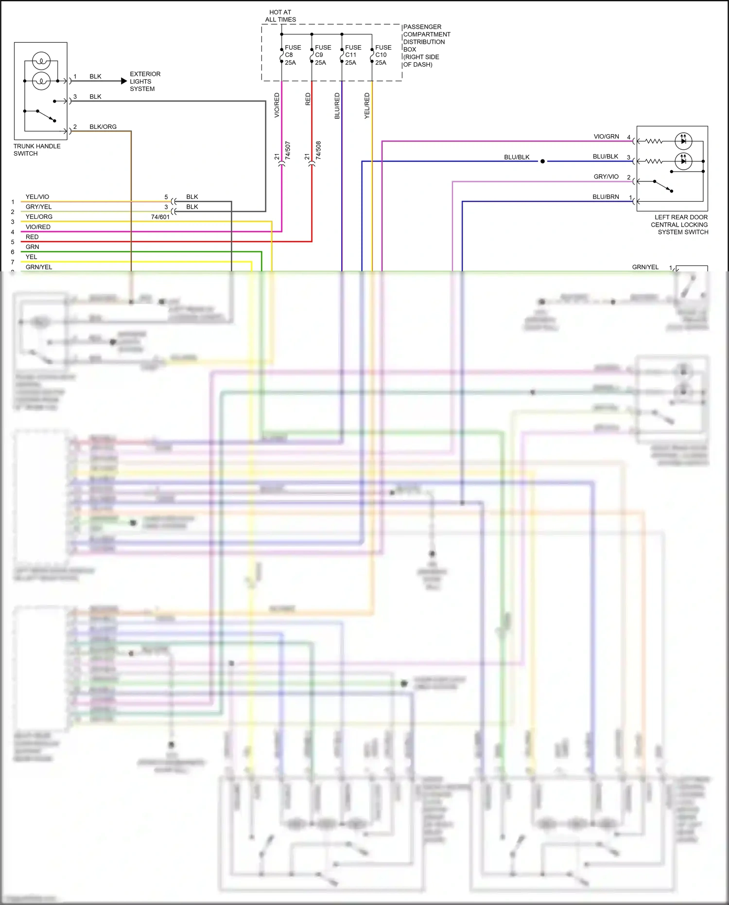 Wiring diagram grn for Volvo S60 II (2010-2013) (20 of 42)