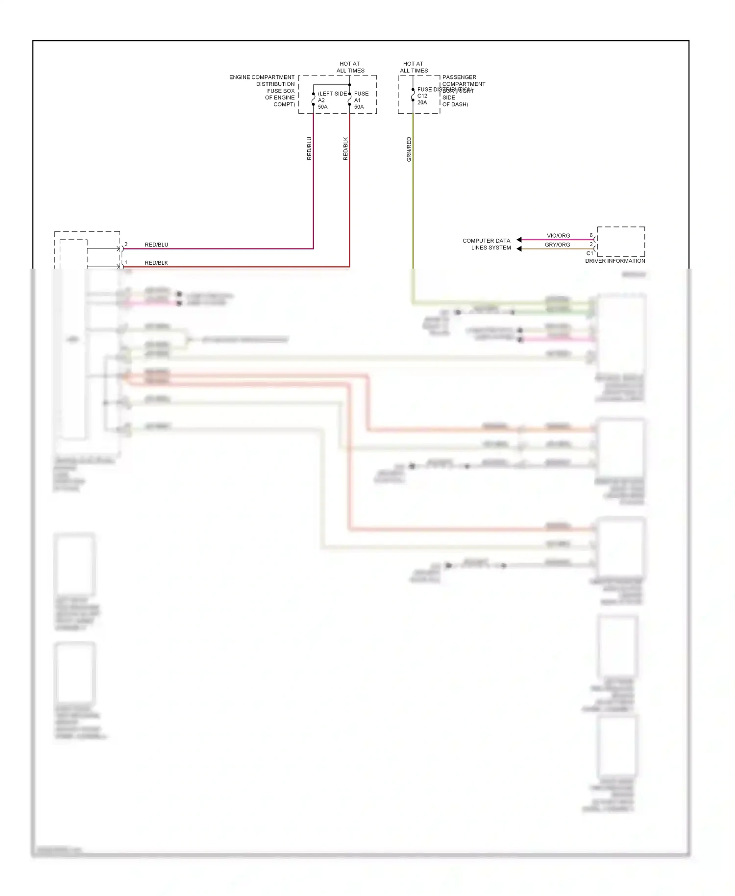Volvo S60 II (2010-2013) module wiring diagram  (2 of 2)