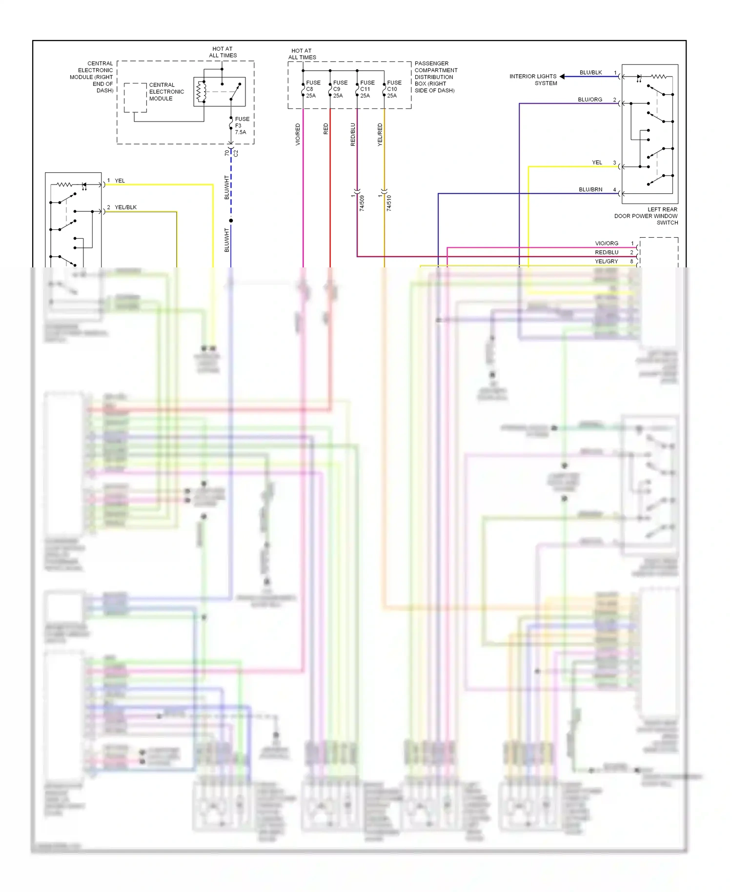 Wiring diagram red for Volvo S60 II (2010-2013) (20 of 51)