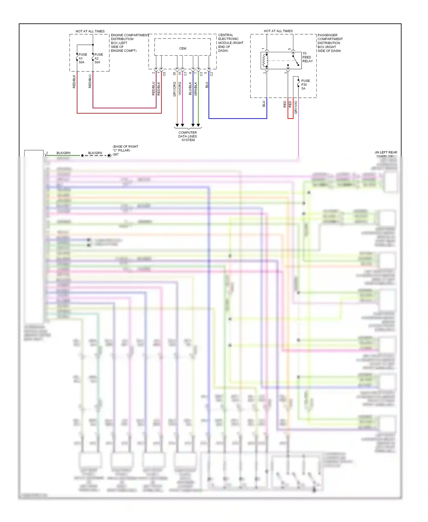 Wiring diagram vio for Volvo S60 II (2010-2013) (3 of 34)