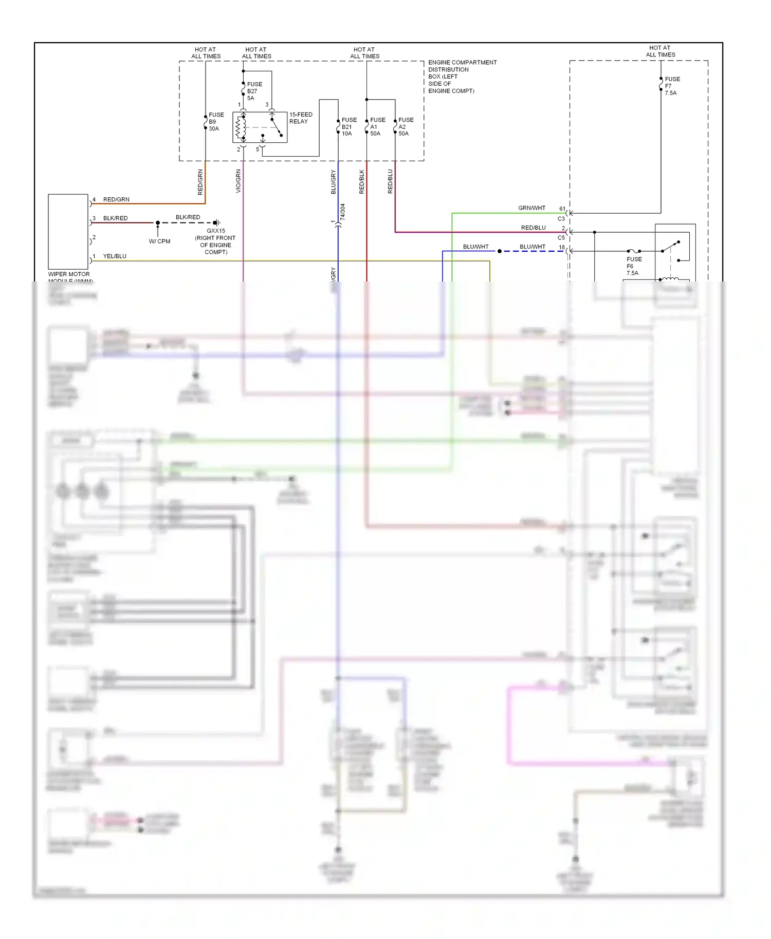 Wiring diagram w/ cpm for Volvo S60 II (2010-2013) (1 of 1)
