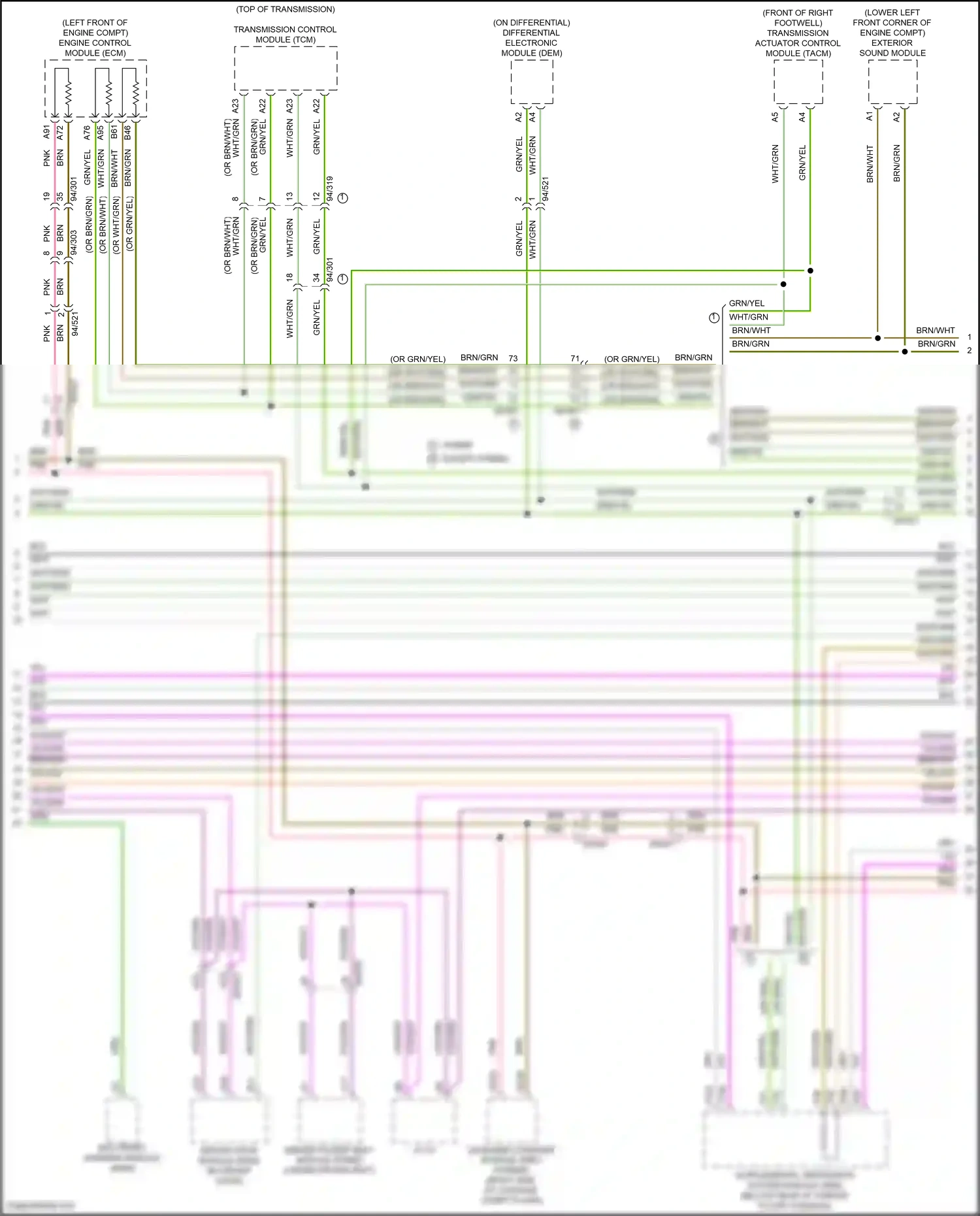 Car Wiring Diagrams for S60 Volvo III (2018-2024): Computer data lines circuit (2 of 6)