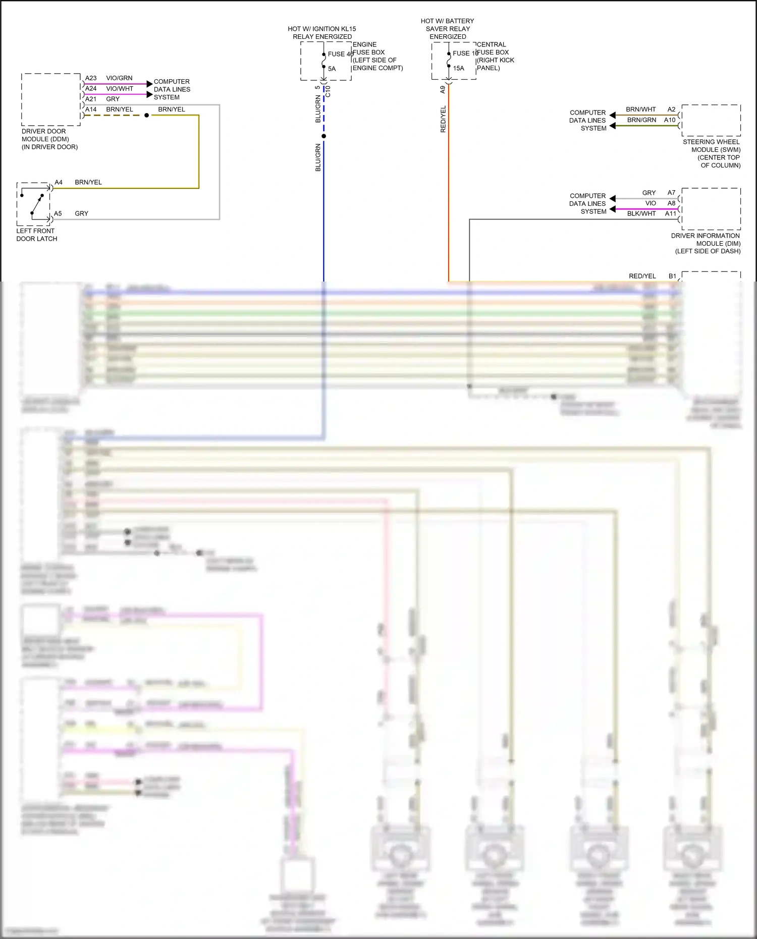 Wiring diagram blu for Volvo S60 III (2018-2024) (40 of 55)