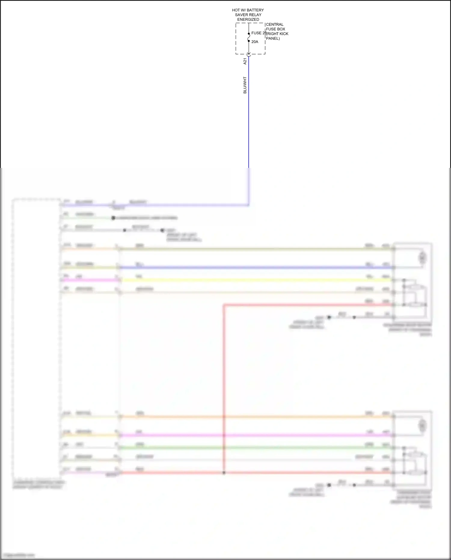 Wiring diagram blu for Volvo S60 III (2018-2024) (22 of 55)