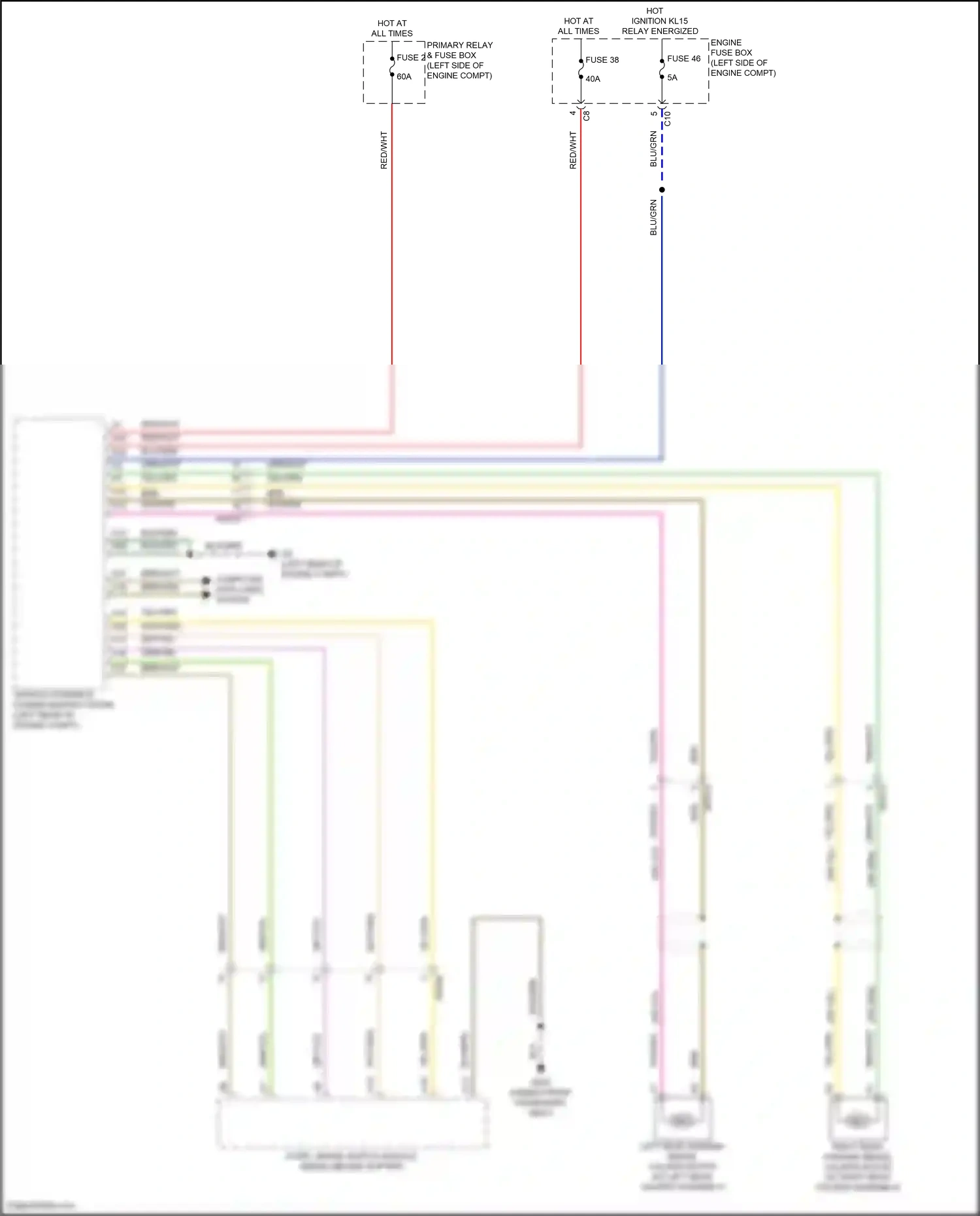 Wiring diagram blu/grn for Volvo S60 III (2018-2024) (23 of 42)