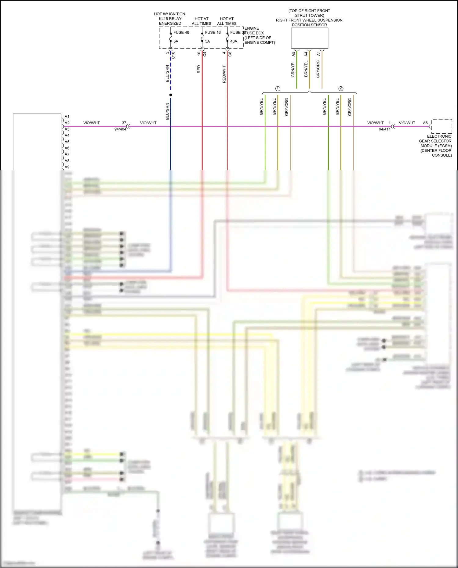 Wiring diagram blu/grn for Volvo S60 III (2018-2024) (21 of 42)