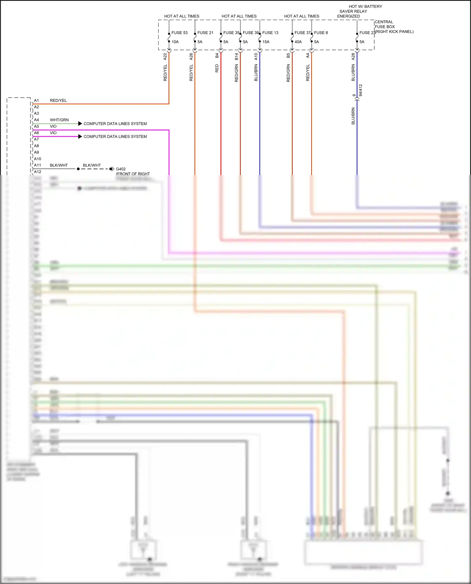 Wiring diagram computer data lines system for Volvo S60 III (2018-2024) (2 of 77)