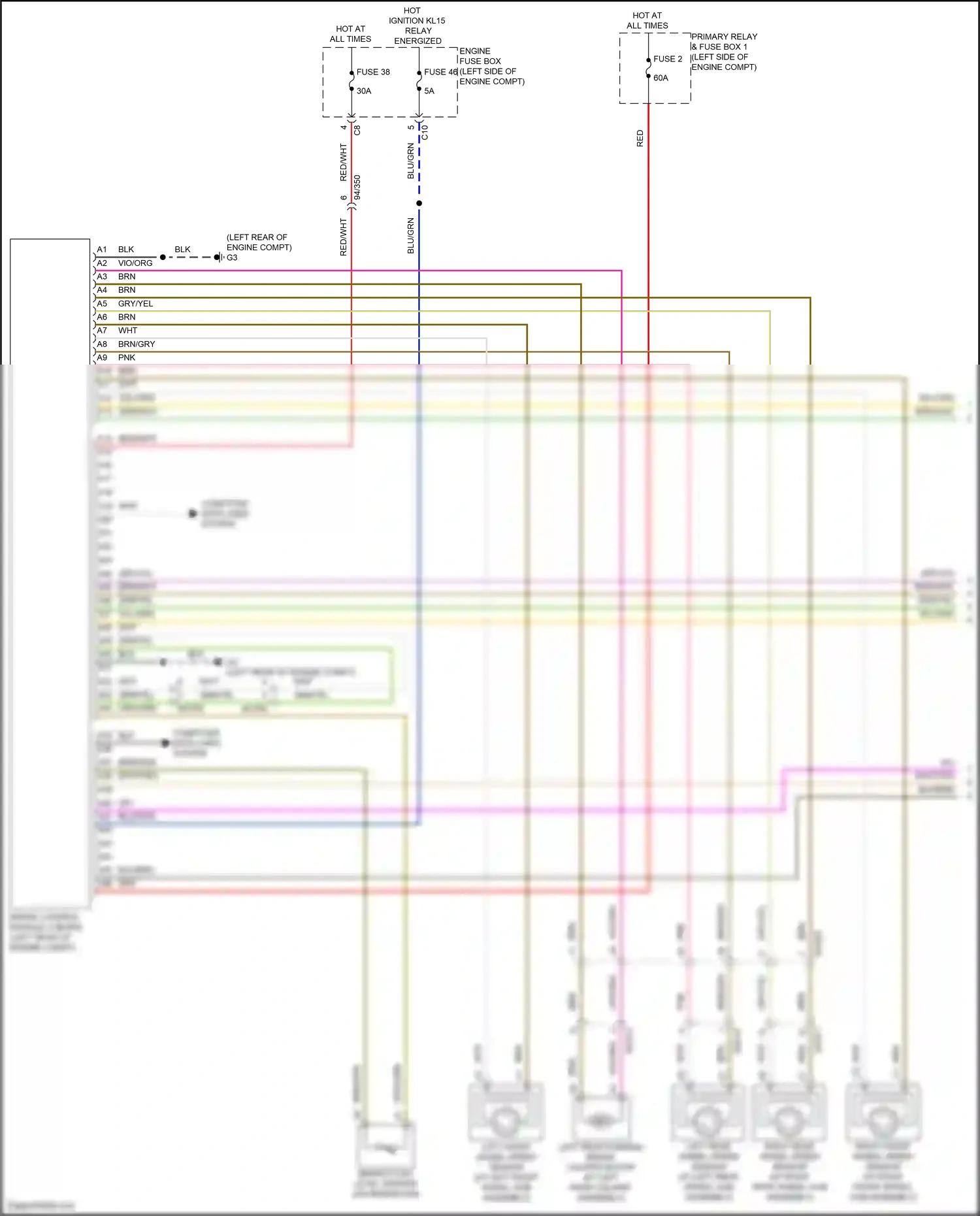Wiring diagram computer data lines system for Volvo S60 III (2018-2024) (23 of 77)