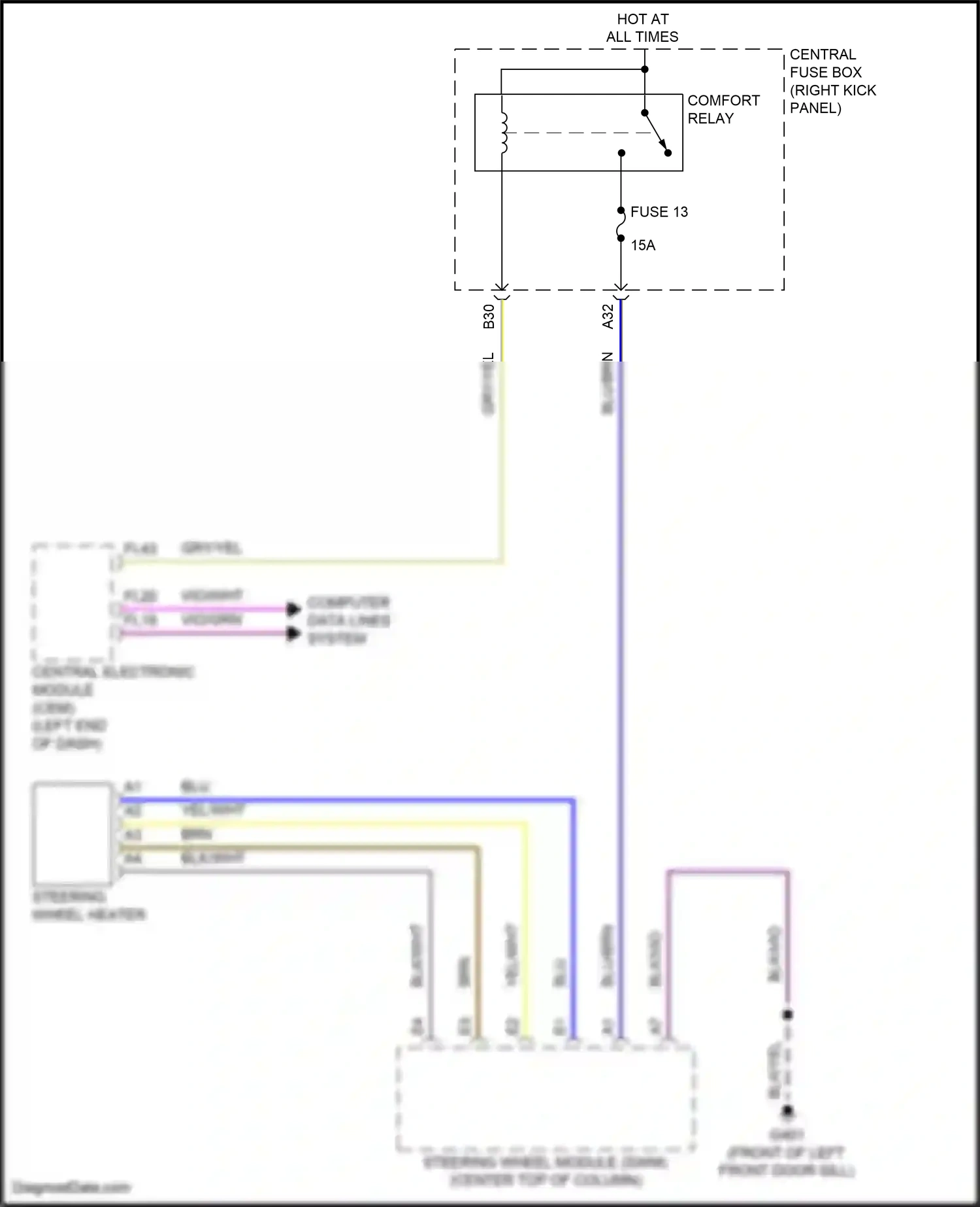Wiring diagram computer data lines system for Volvo S60 III (2018-2024) (64 of 77)
