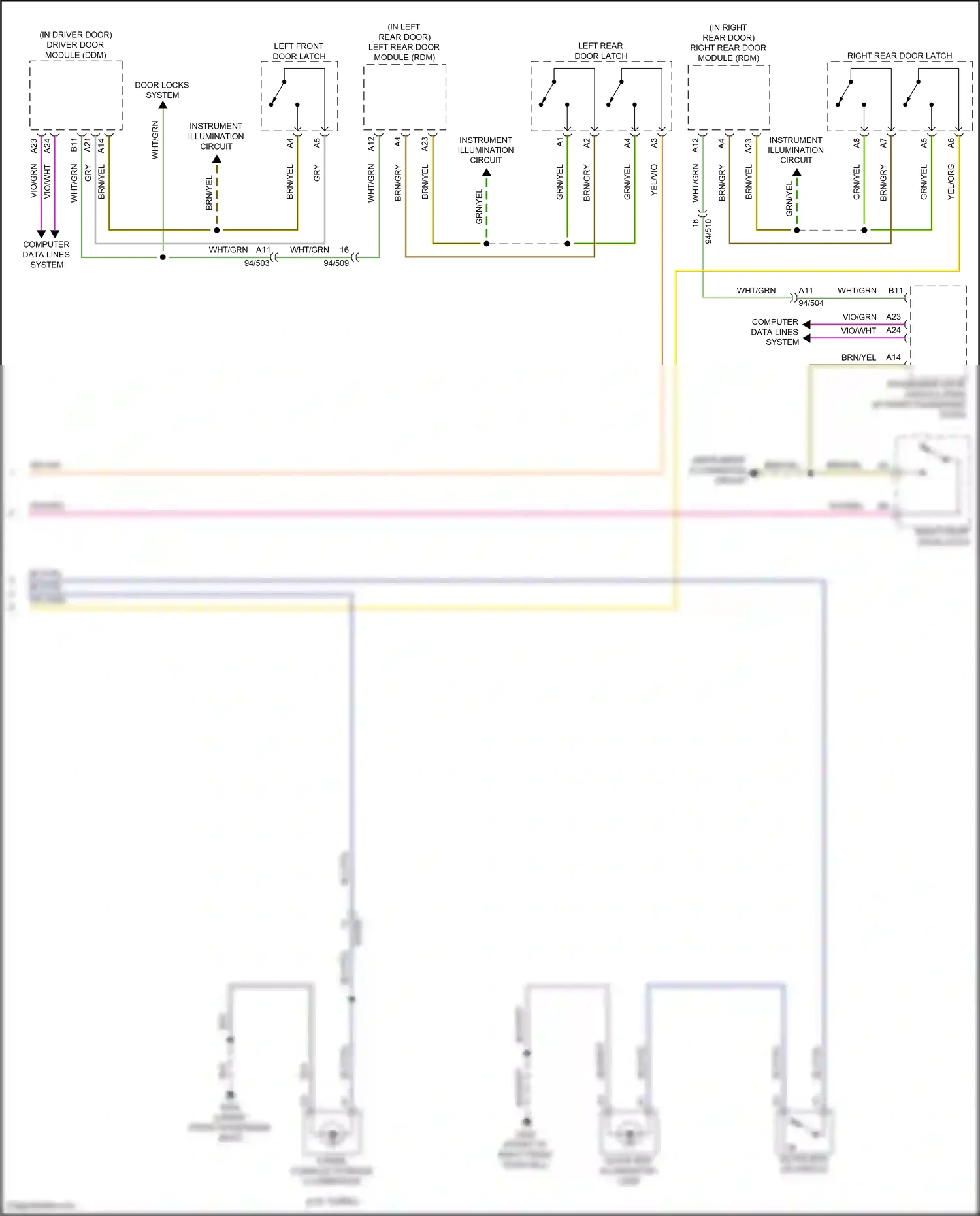Wiring diagram computer data lines system for Volvo S60 III (2018-2024) (43 of 77)