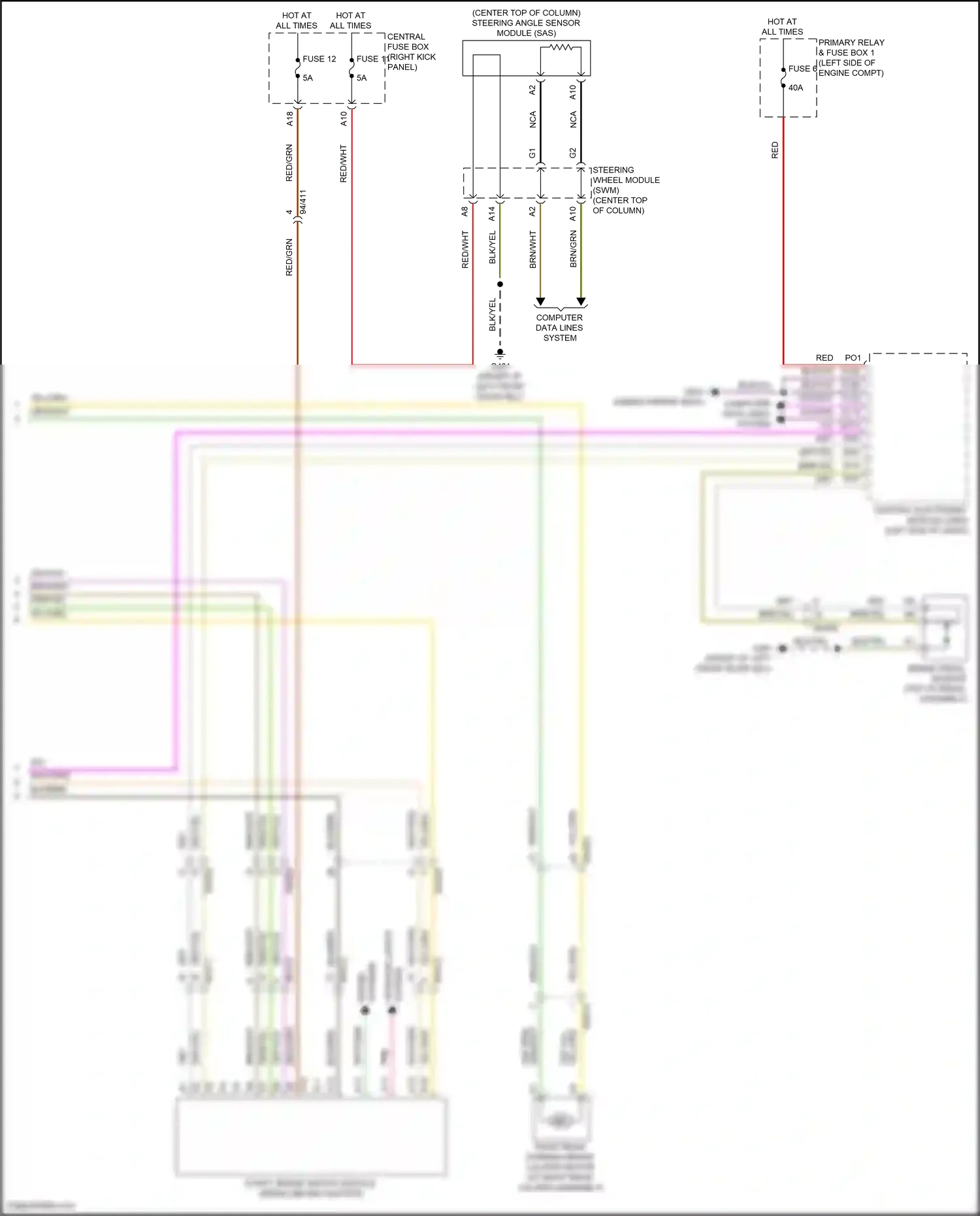 Wiring diagram computer data lines system for Volvo S60 III (2018-2024) (12 of 77)