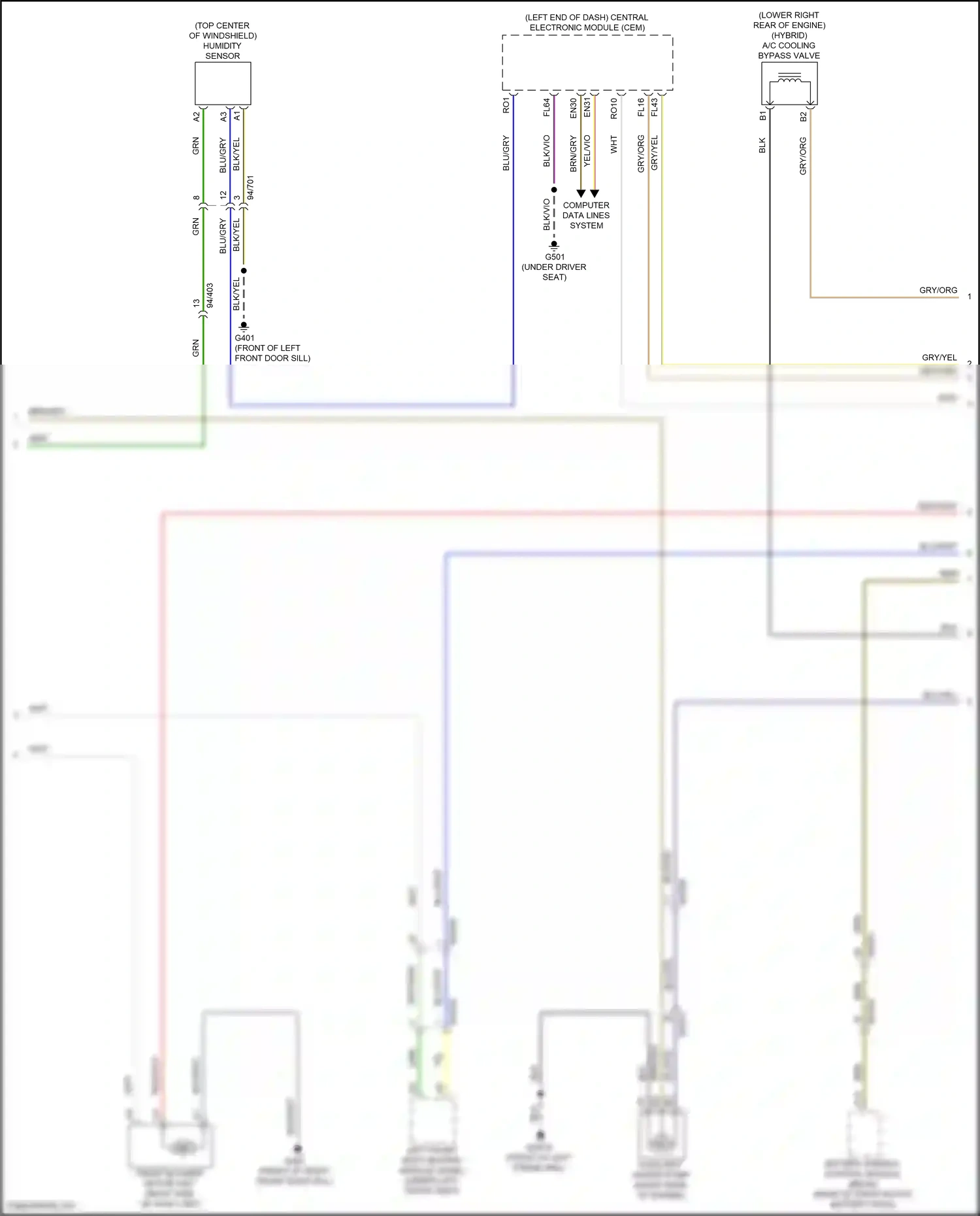Wiring diagram computer data lines system for Volvo S60 III (2018-2024) (32 of 77)