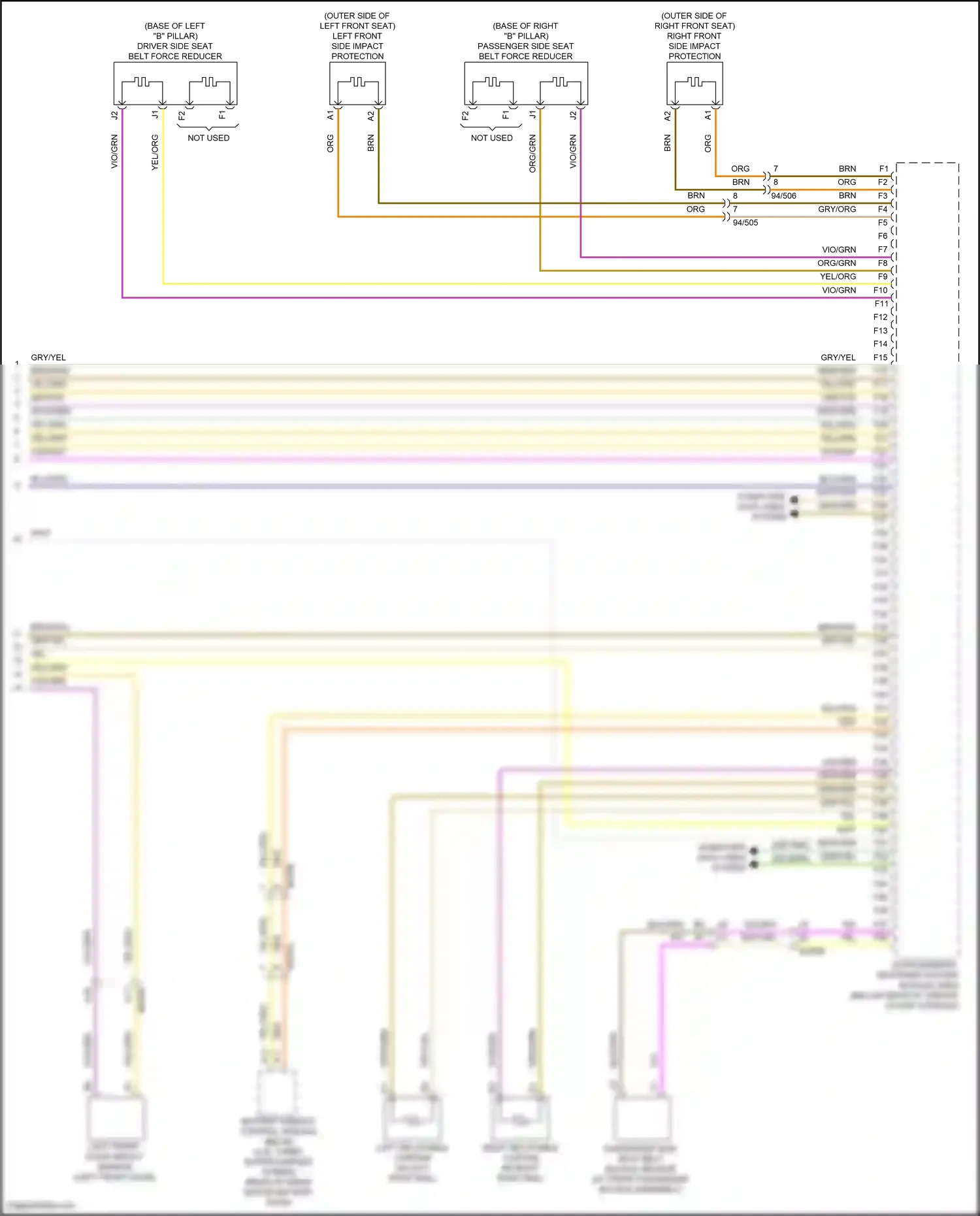 Wiring diagram computer data lines system for Volvo S60 III (2018-2024) (50 of 77)