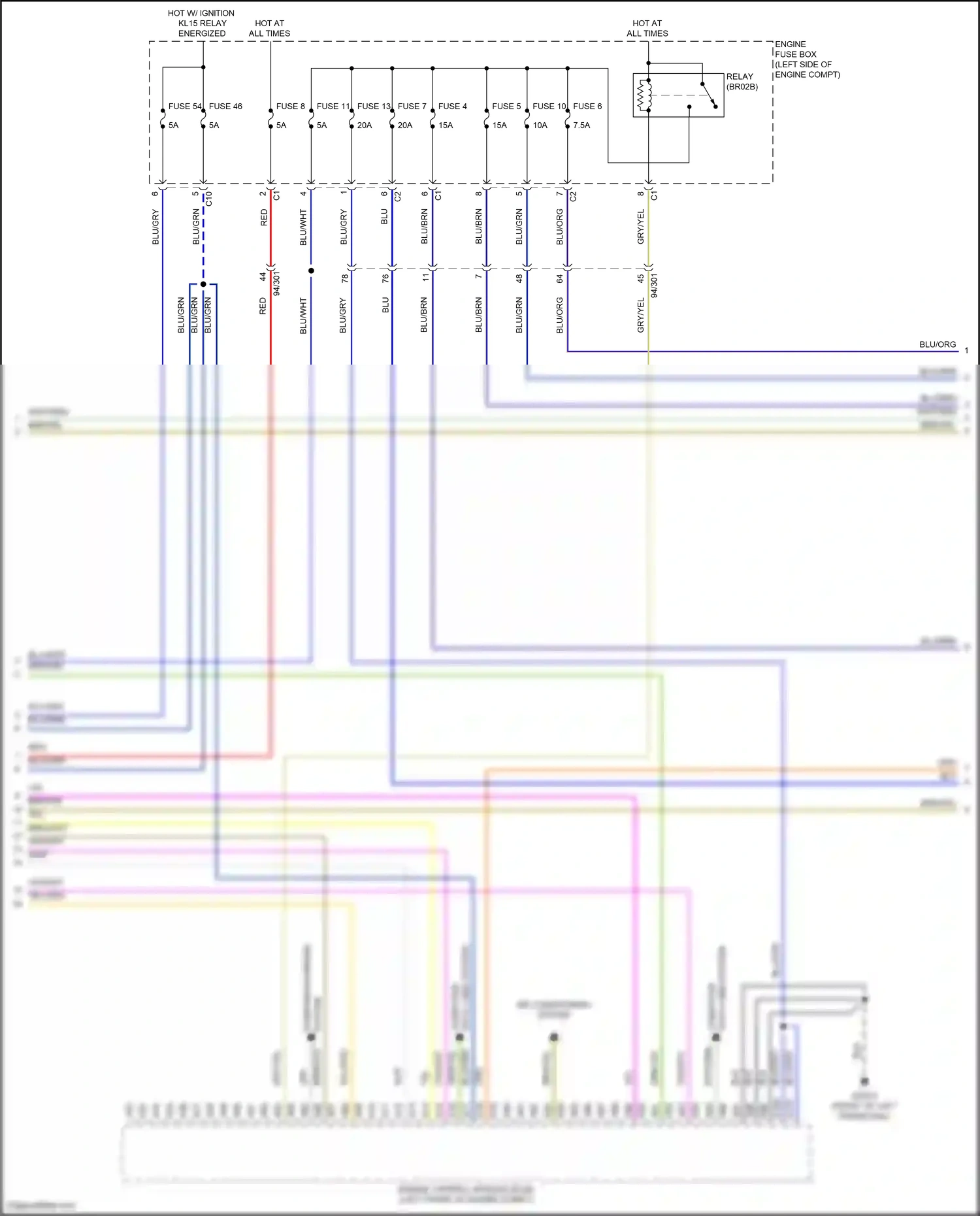 Wiring diagram data lines system for Volvo S60 III (2018-2024) (1 of 6)