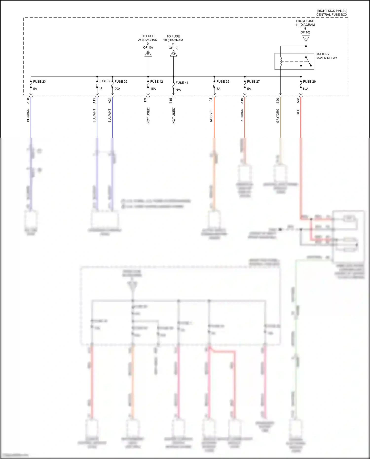 Wiring diagram diagnostic socket obd ii for Volvo S60 III (2018-2024) (3 of 3)