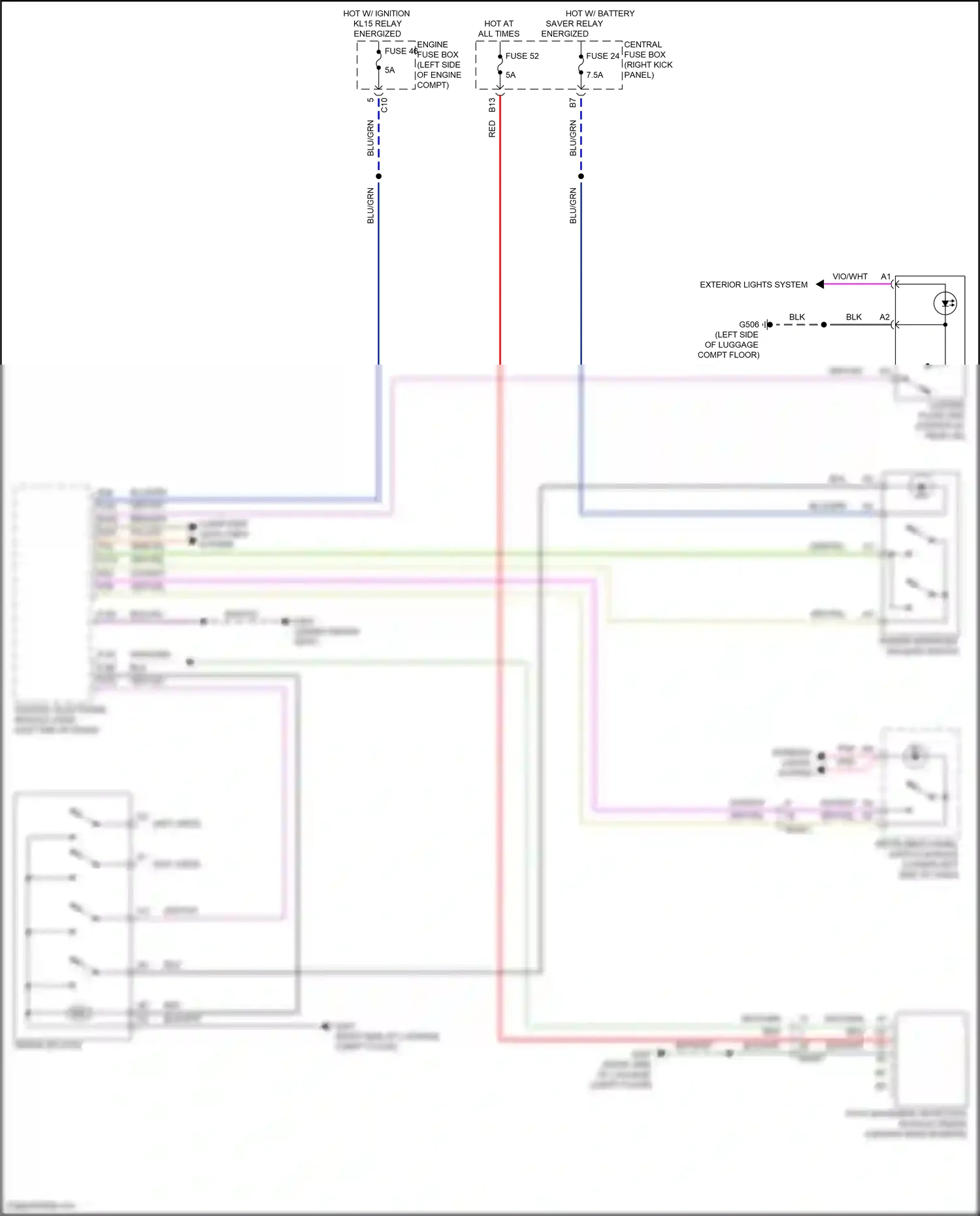 Wiring diagram engine fuse box for Volvo S60 III (2018-2024) (29 of 34)