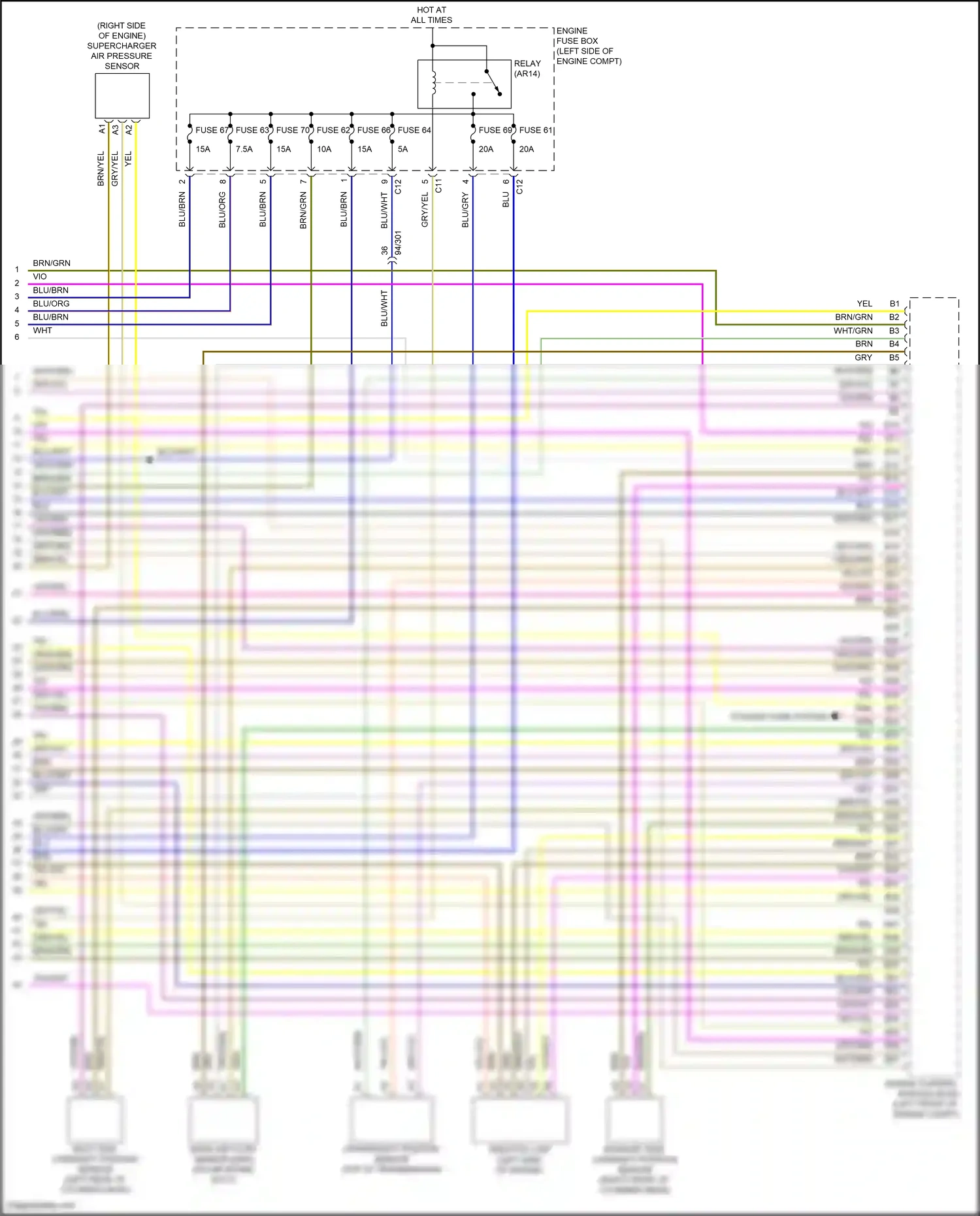 Wiring diagram engine fuse box for Volvo S60 III (2018-2024) (34 of 34)