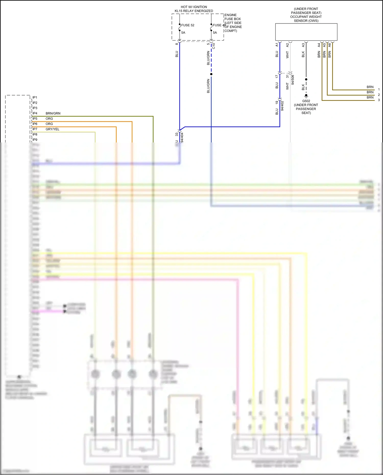 Wiring diagram engine fuse box for Volvo S60 III (2018-2024) (18 of 34)