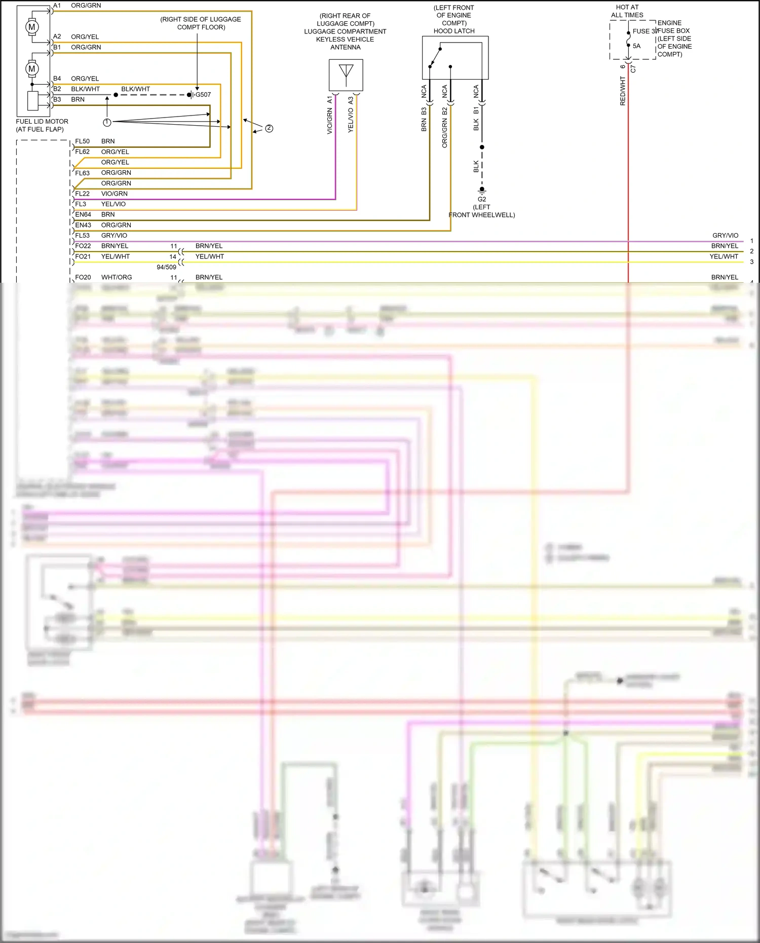 Wiring diagram engine fuse box for Volvo S60 III (2018-2024) (11 of 34)