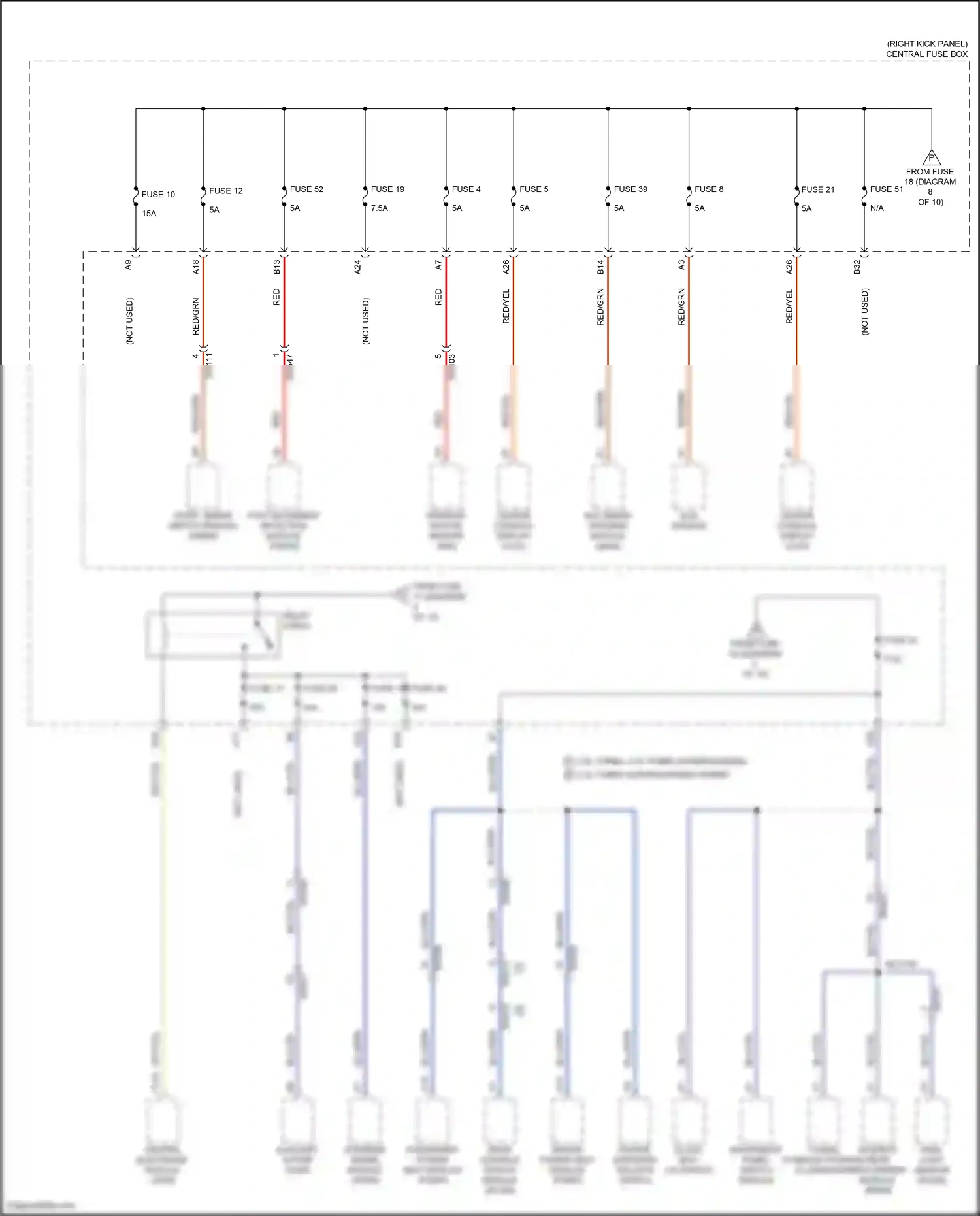 Wiring diagram instrument panel switch module for Volvo S60 III (2018-2024) (3 of 4)