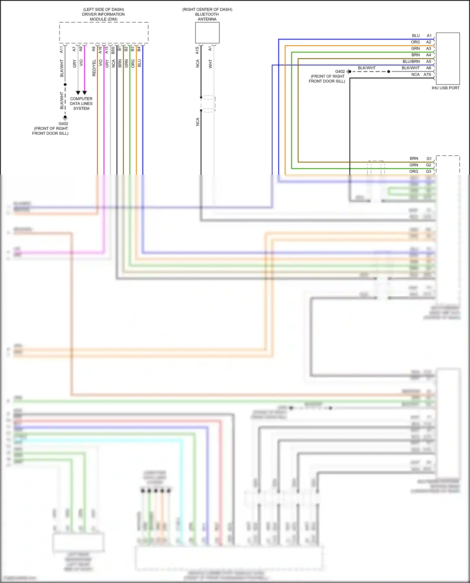 Wiring diagram lt blu for Volvo S60 III (2018-2024) (4 of 8)
