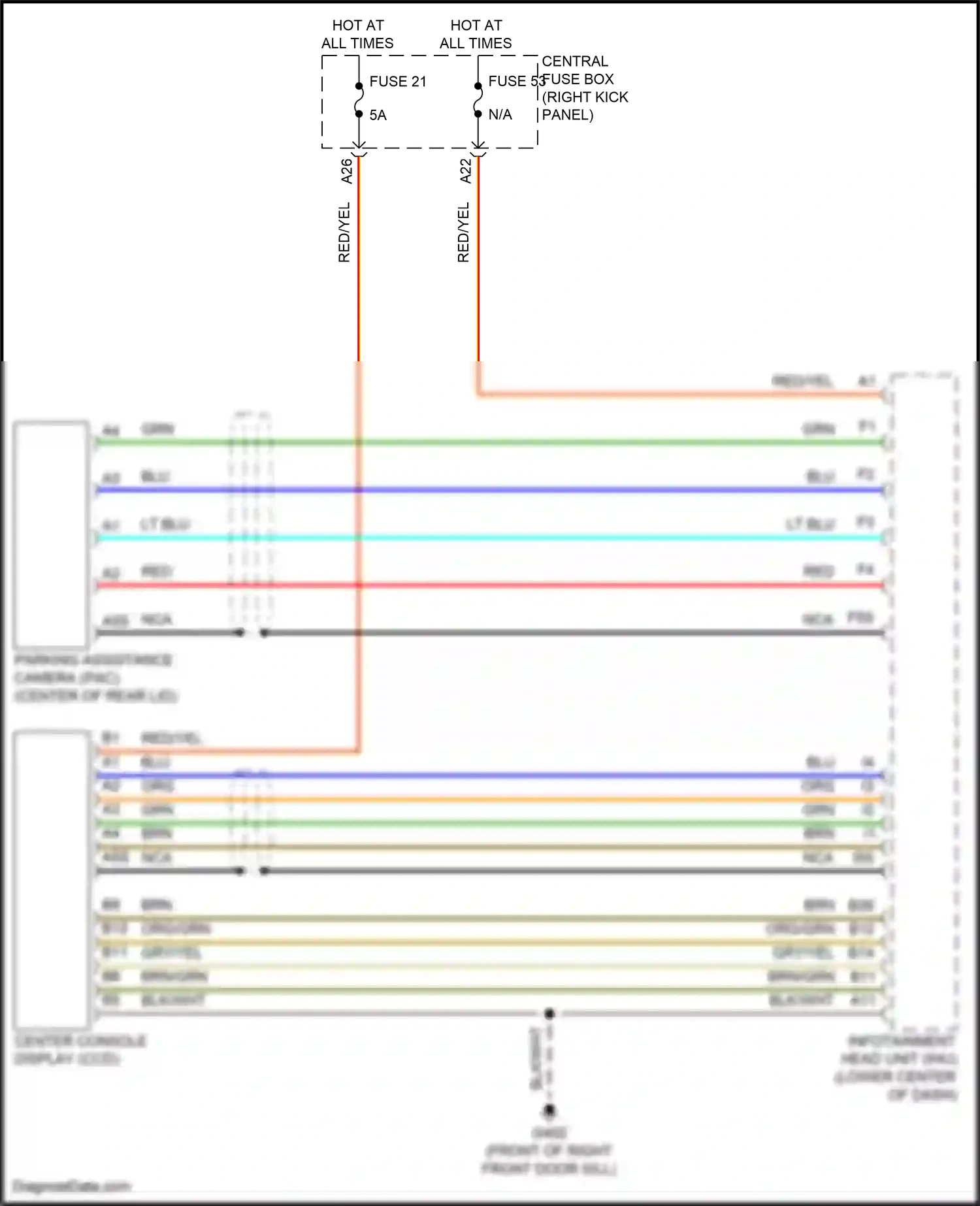 Wiring diagram nca for Volvo S60 III (2018-2024) (10 of 56)