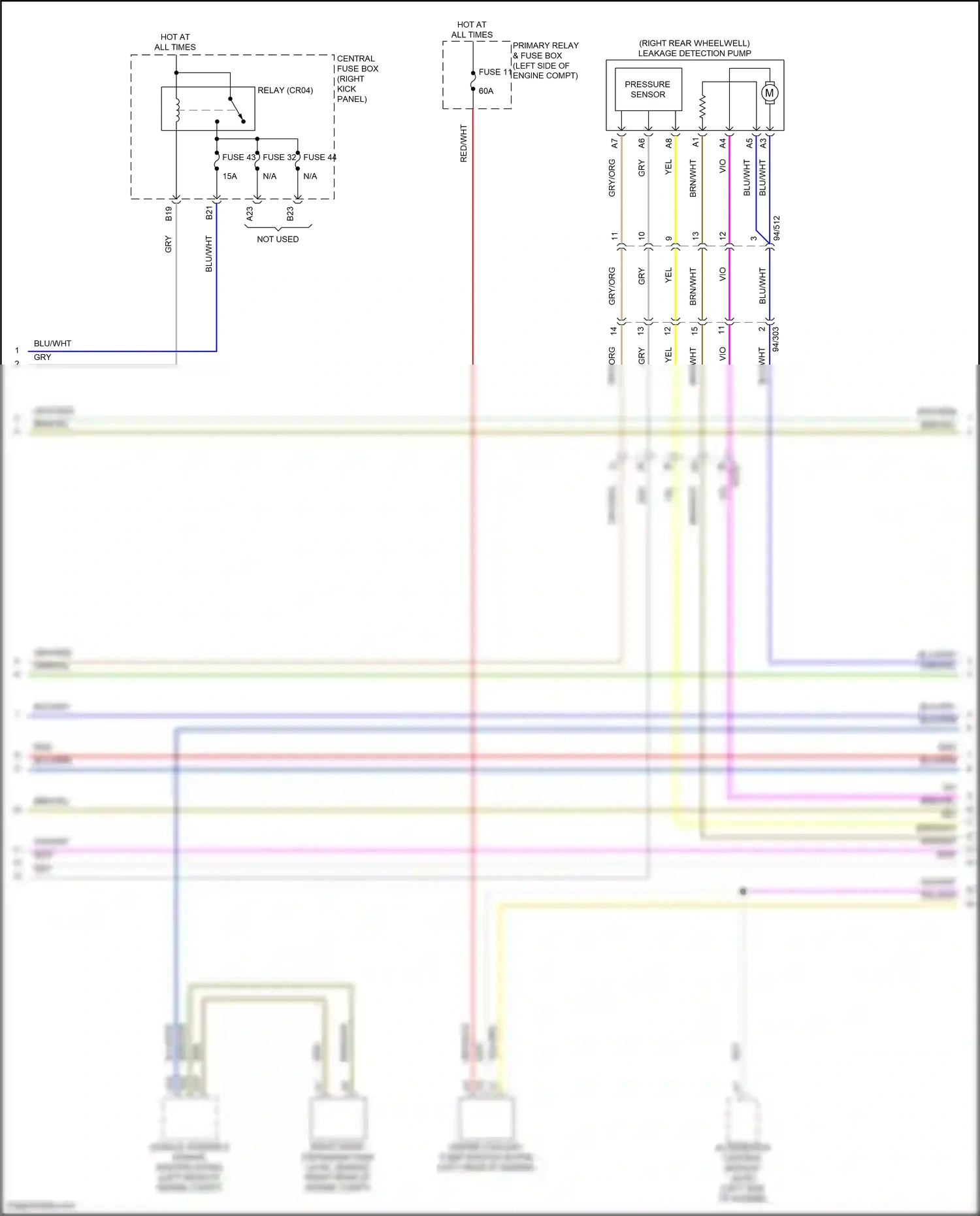 Wiring diagram pressure sensor for Volvo S60 III (2018-2024) (1 of 3)