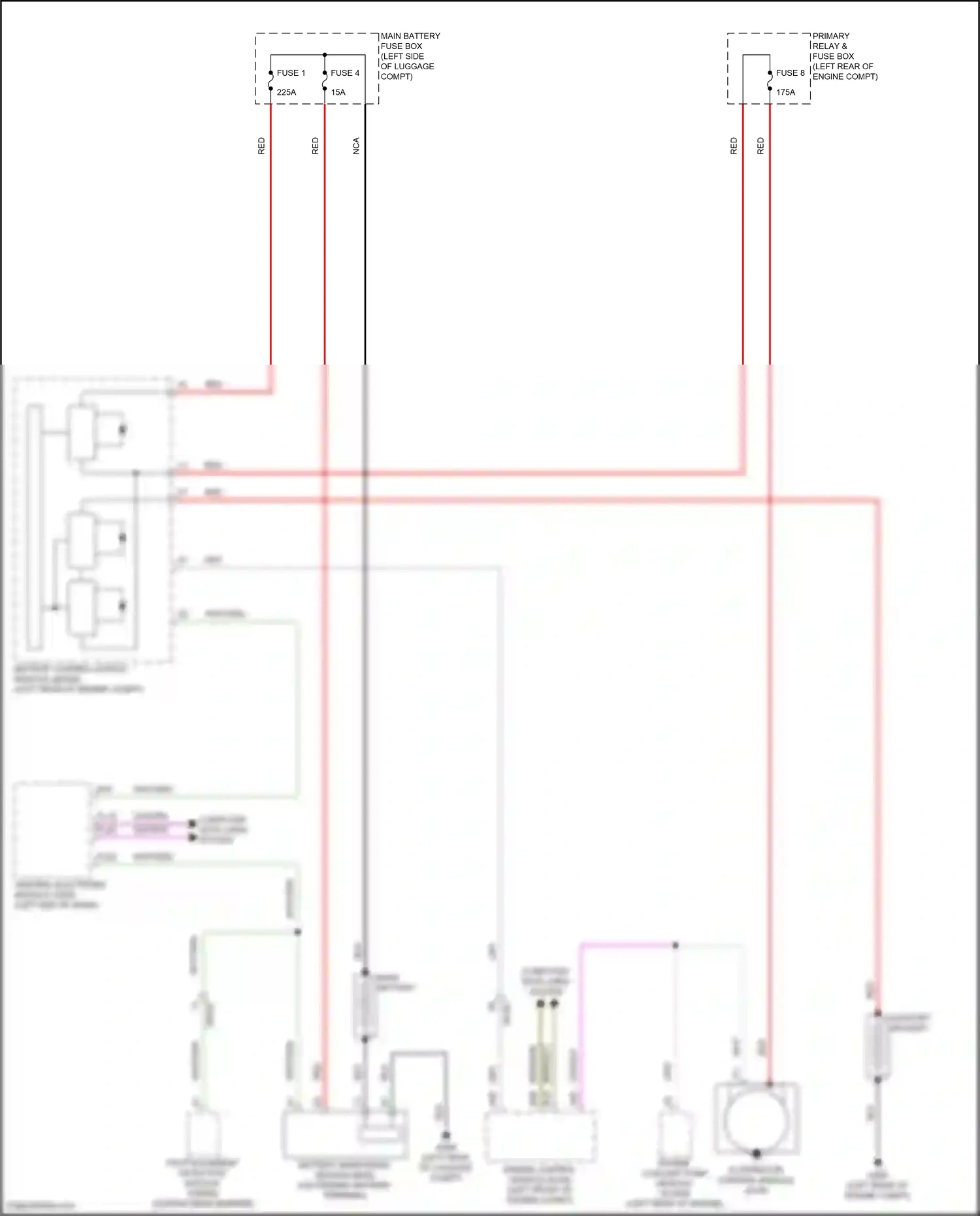 Wiring diagram support battery for Volvo S60 III (2018-2024) (1 of 4)