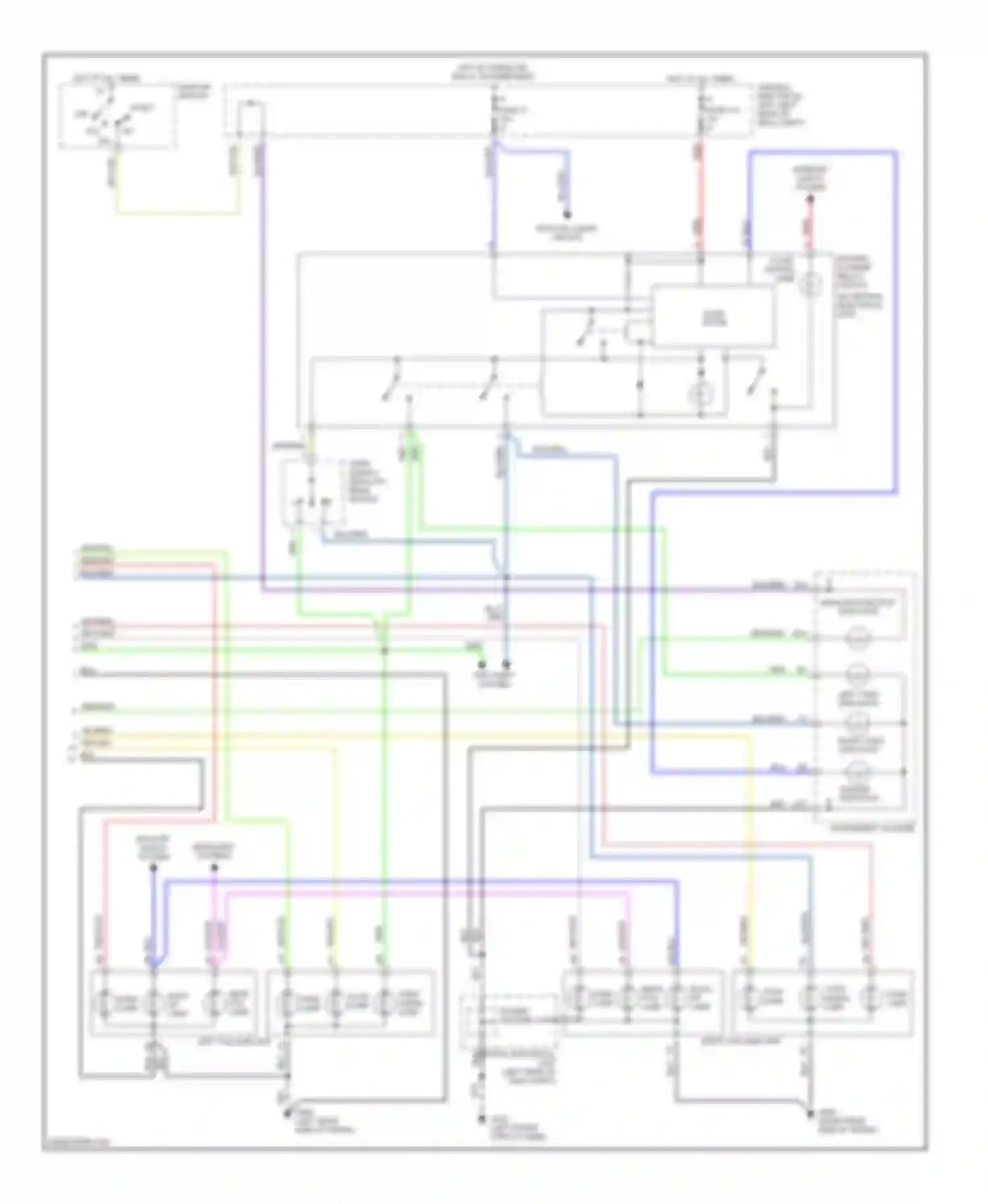 S70 Volvo I (1997-2000): Exterior lamps circuit (2 of 2)