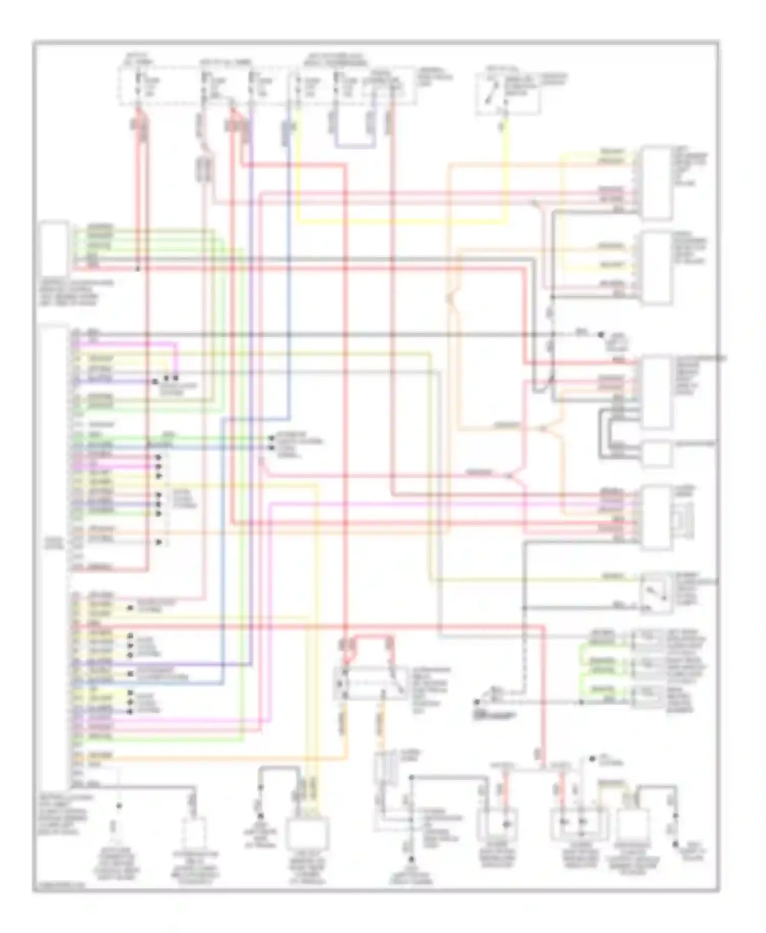 Wiring diagram wht for Volvo S70 I (1997-2000) (5 of 35)