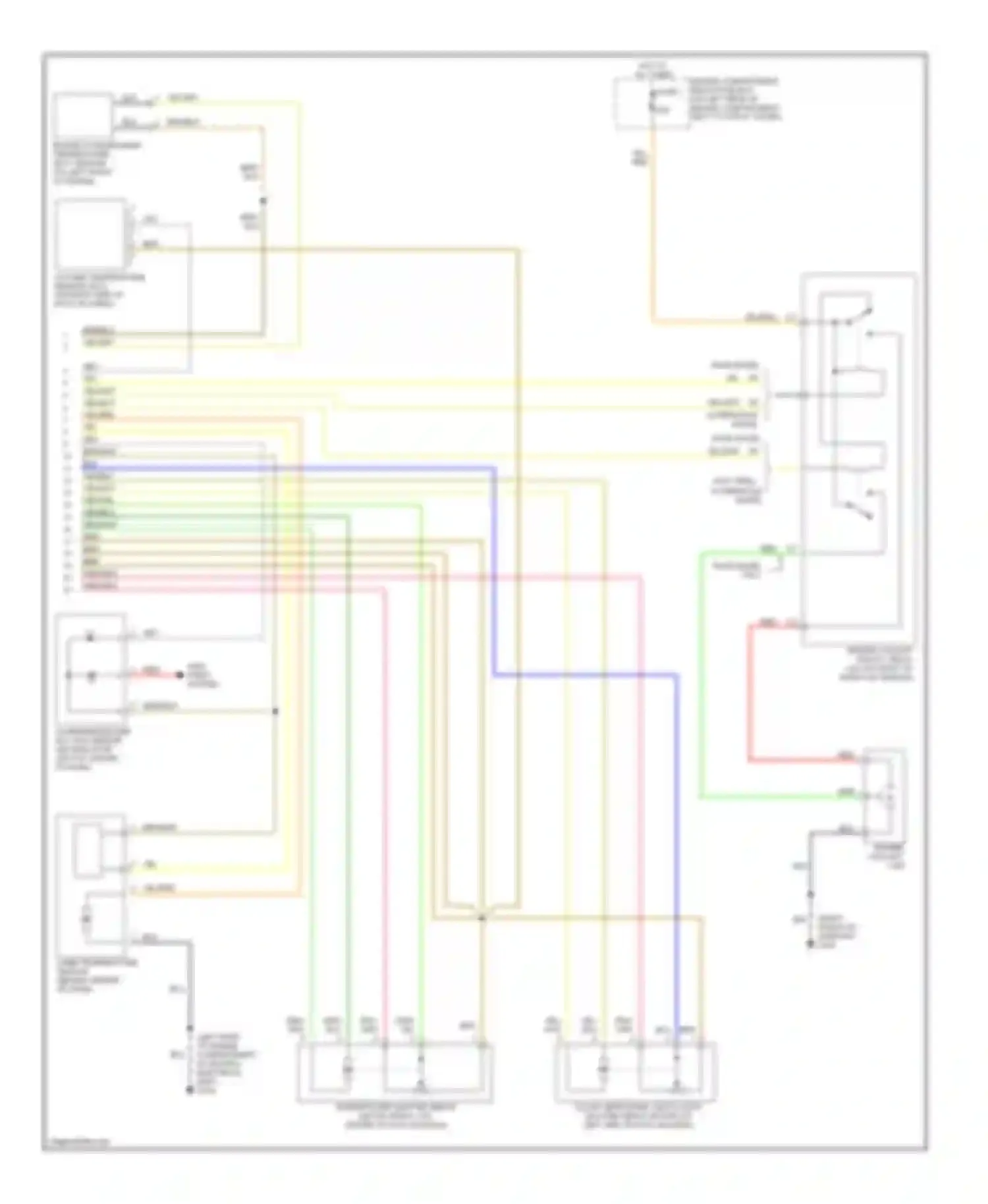 Wiring diagram yel/red for Volvo S70 I (1997-2000) (2 of 22)