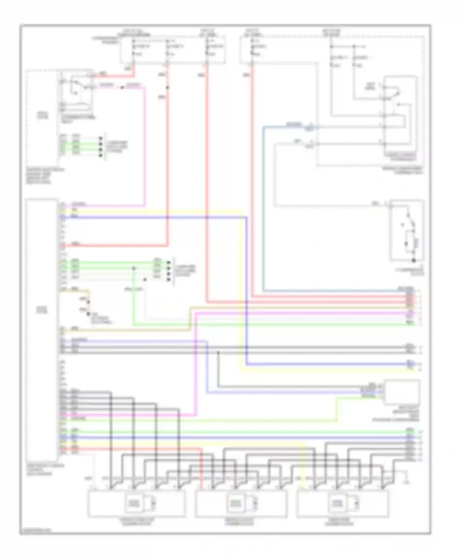 S80 Volvo I facelift (2003-2006): Automatic a/c circuit (1 of 2)